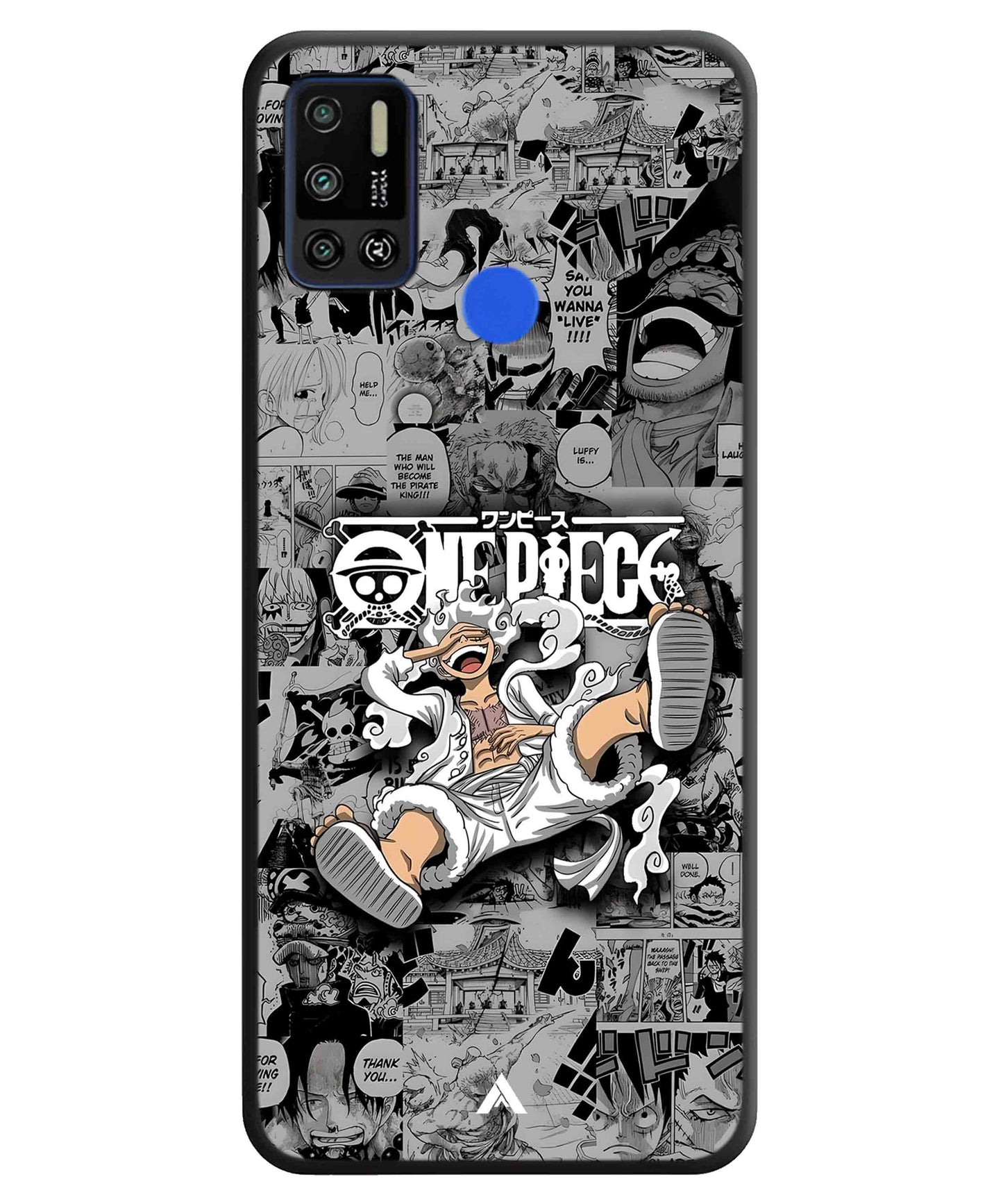 Onepiece luffy 01 Anime Metal Back Cover Phone Case for Tecno Spark 6 Air