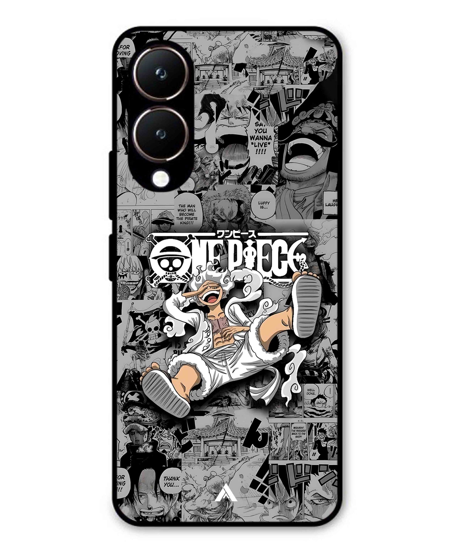 Onepiece luffy 01 Anime Metal Back Cover Phone Case for Vivo Y28