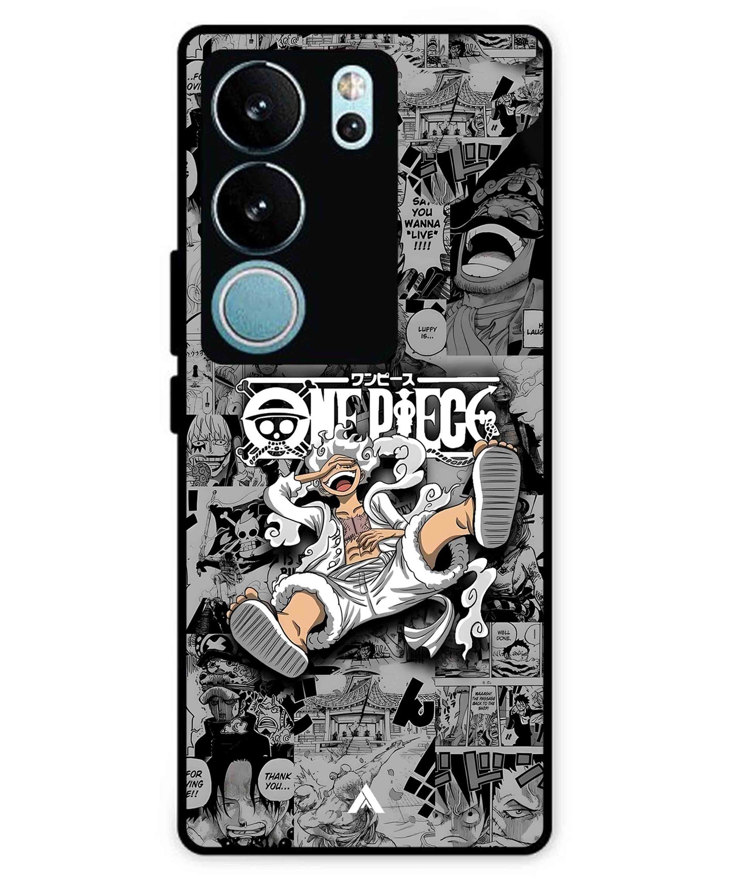 Onepiece luffy 01 Anime Metal Back Cover Phone Case for Vivo v29 Pro