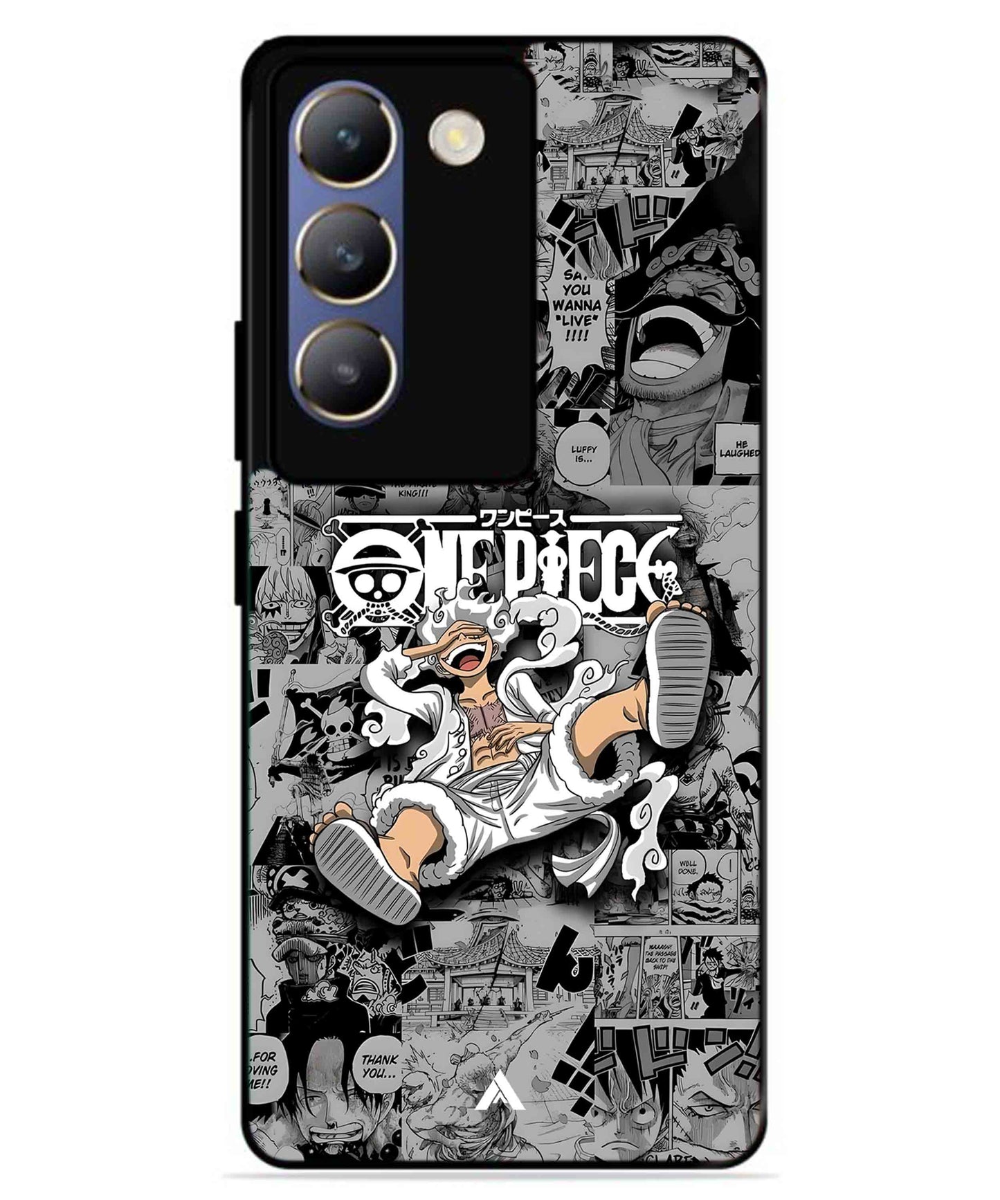 Onepiece luffy 01 Anime Metal Back Cover Phone Case for Vivo v30 Lite