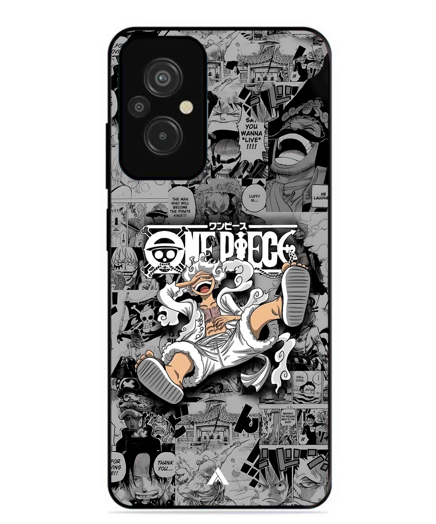 Onepiece luffy 01 Anime Metal Back Cover Phone Case for Xiaomi Redmi 11 Prime 4G