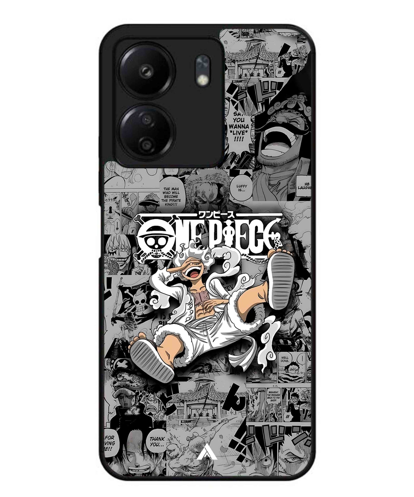 Onepiece luffy 01 Anime Metal Back Cover Phone Case for Xiaomi Redmi 13C 4G