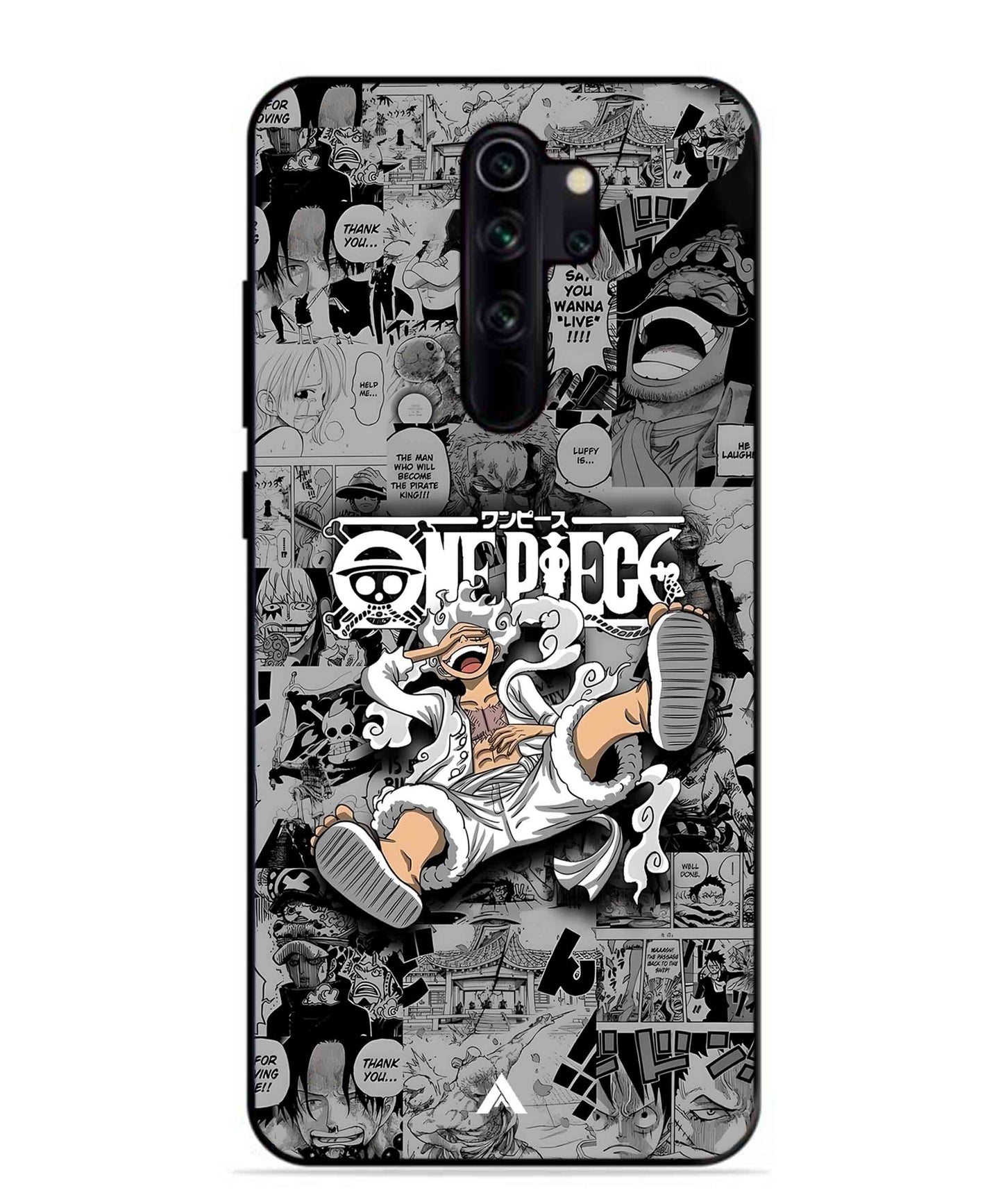 Onepiece luffy 01 Anime Metal Back Cover Phone Case for Xiaomi Redmi Note 8 Pro