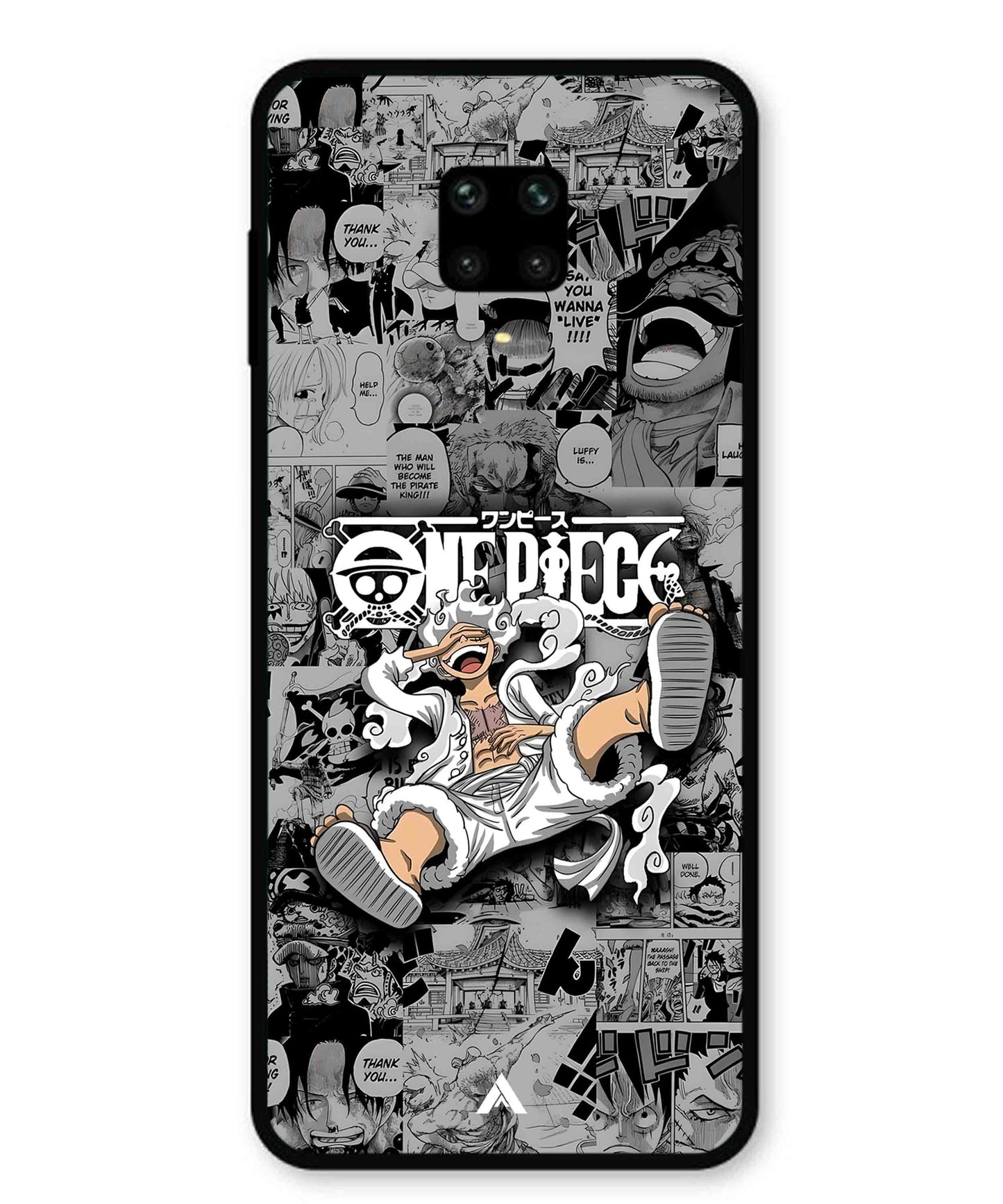 Onepiece luffy 01 Anime Metal Back Cover Phone Case for Xiaomi Redmi Note 9 Pro Max