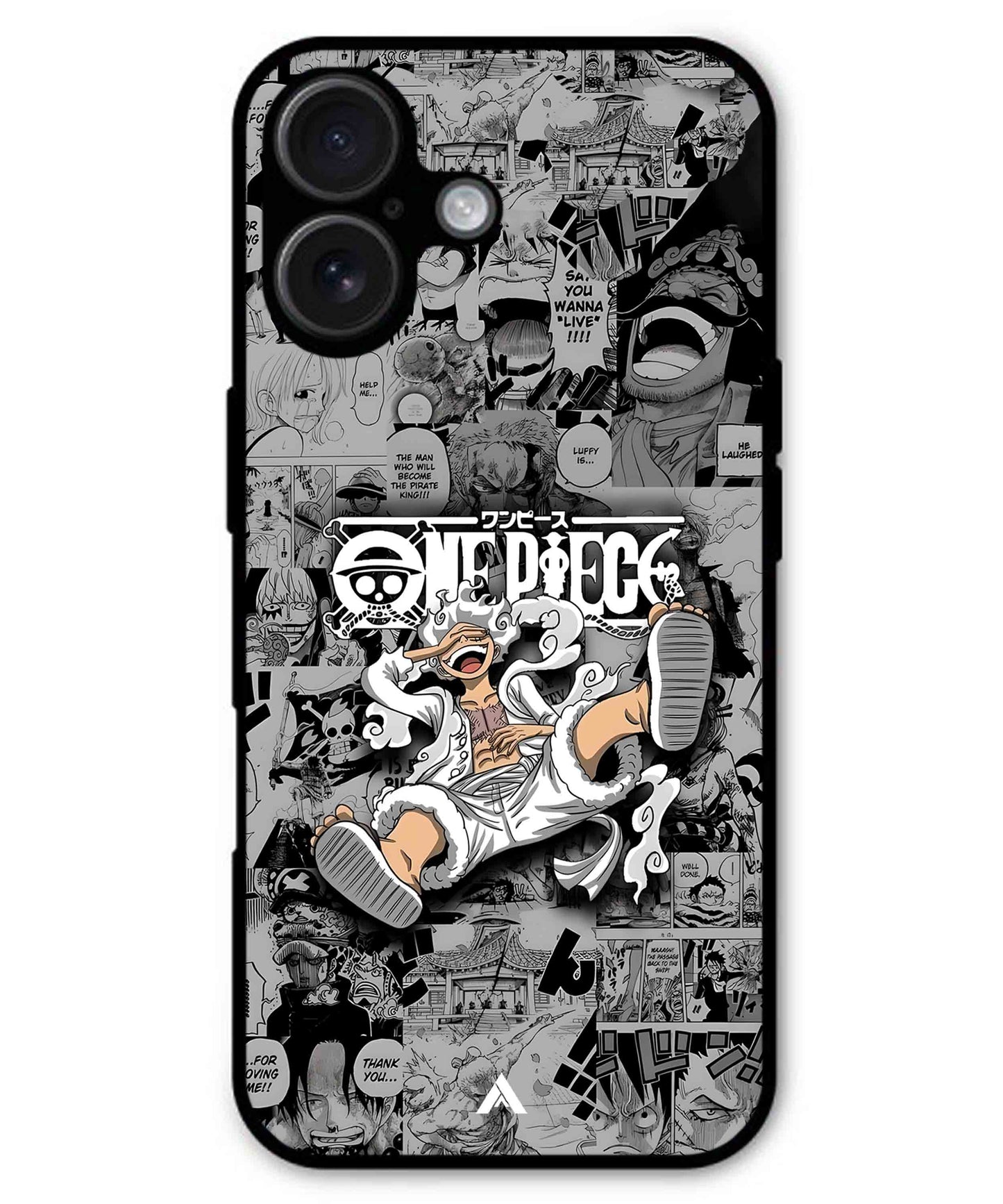 Onepiece luffy 01 Anime Metal Back Cover Phone Case for iPhone 16