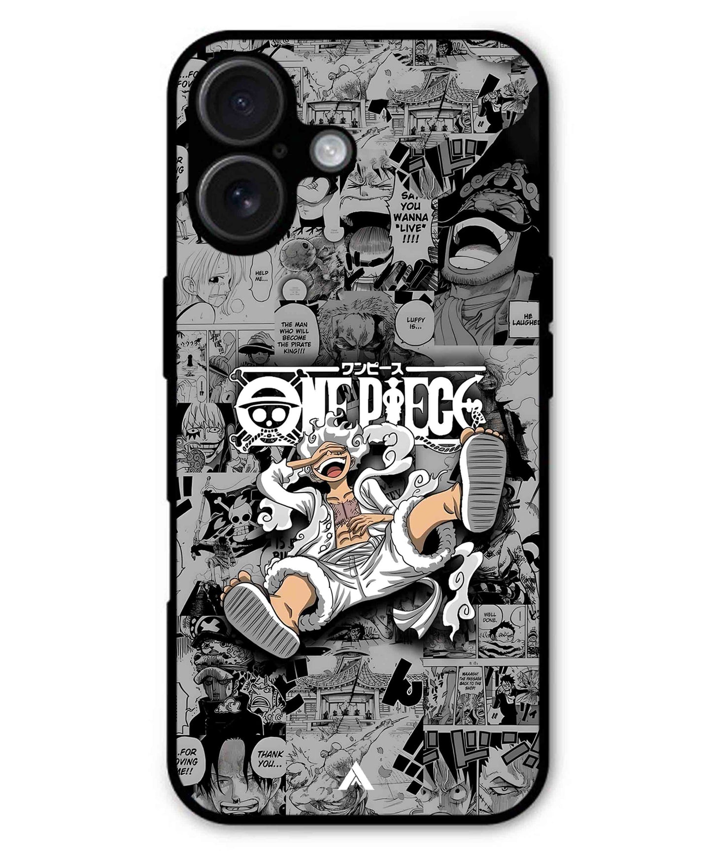Onepiece luffy 01 Anime Metal Back Cover Phone Case for iPhone 16 Plus