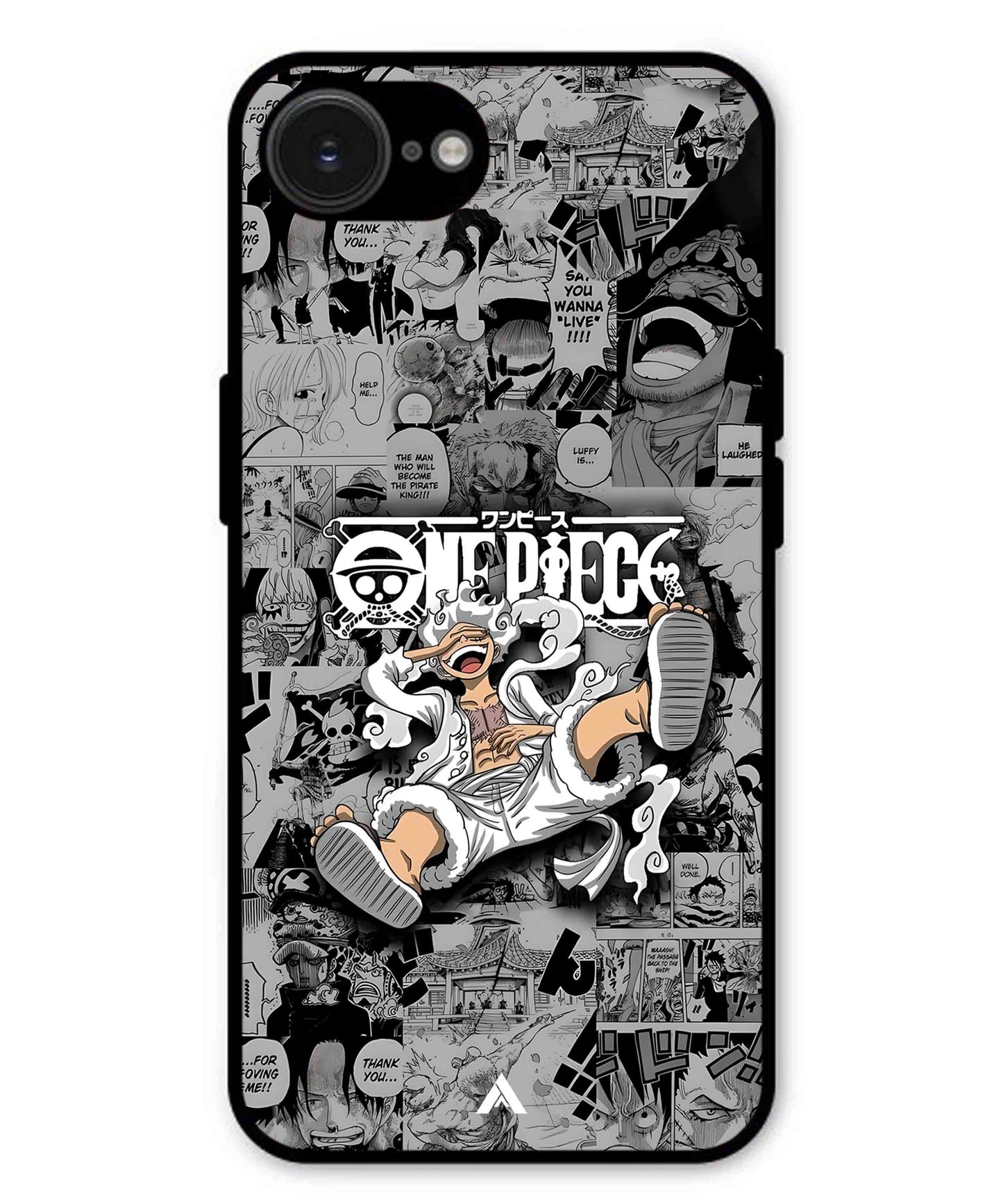 Onepiece luffy 01 Anime Metal Back Cover Phone Case for iPhone 16e