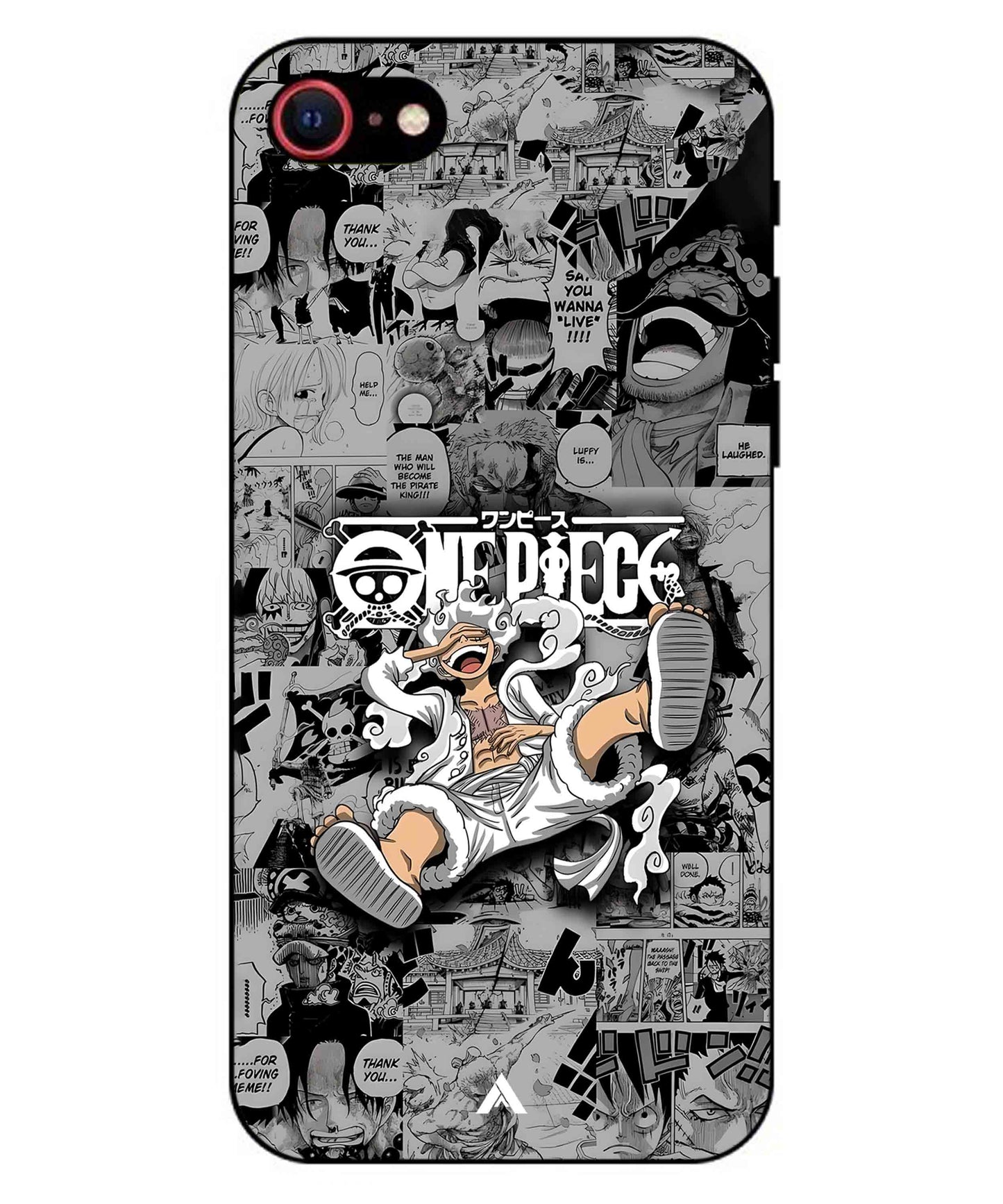Onepiece luffy 01 Anime Metal Back Cover Phone Case for iPhone 7