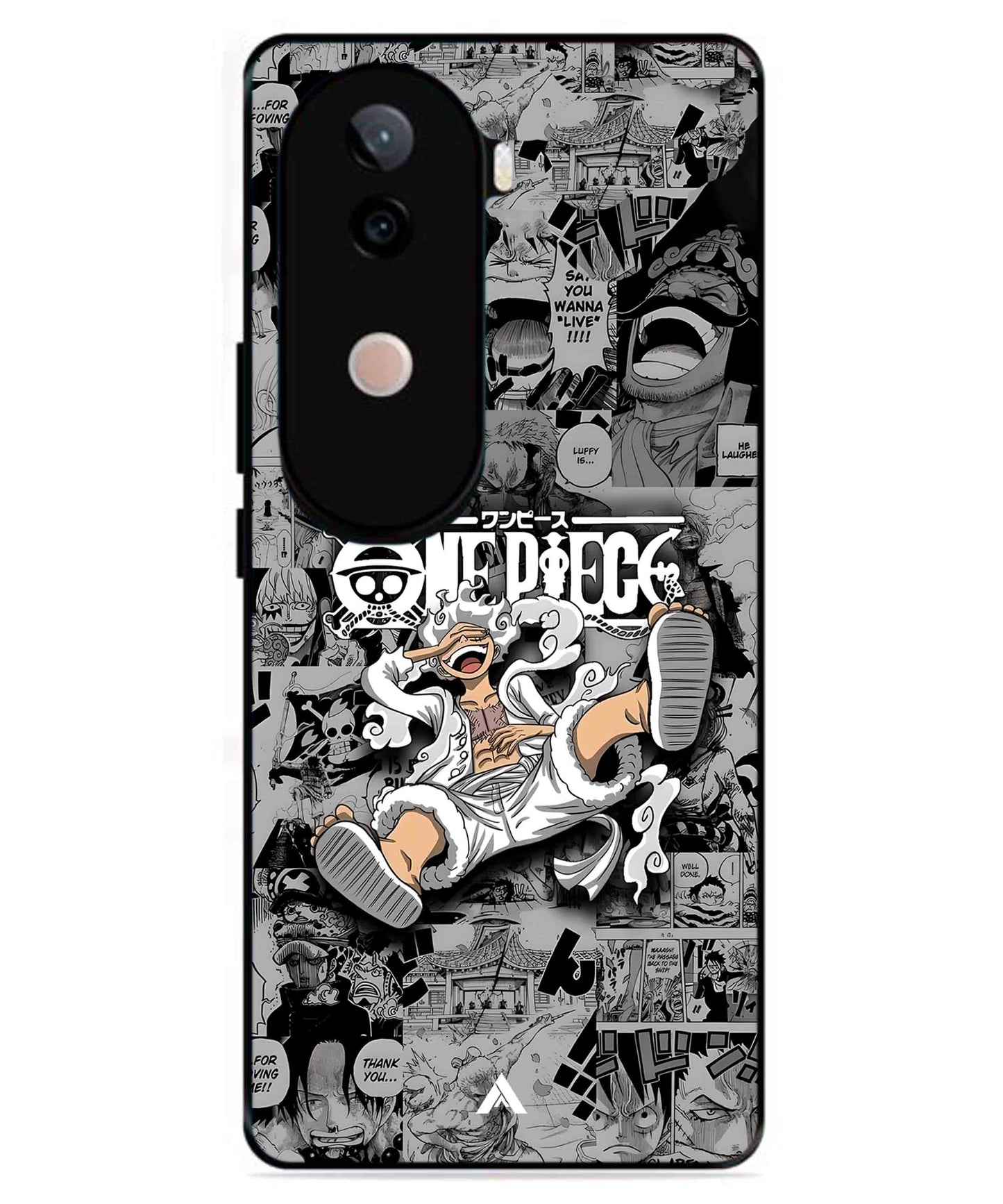 Onepiece luffy 01 Anime Metal Back Cover Phone Case for iQOO Z9s