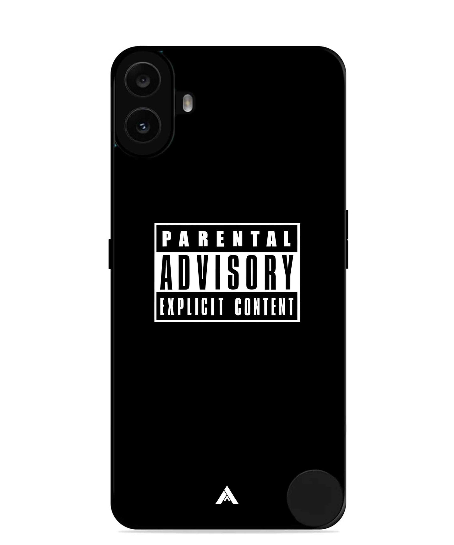 Parental Advisory Metal Back Cover Phone Case for Nothing CMF Phone 1