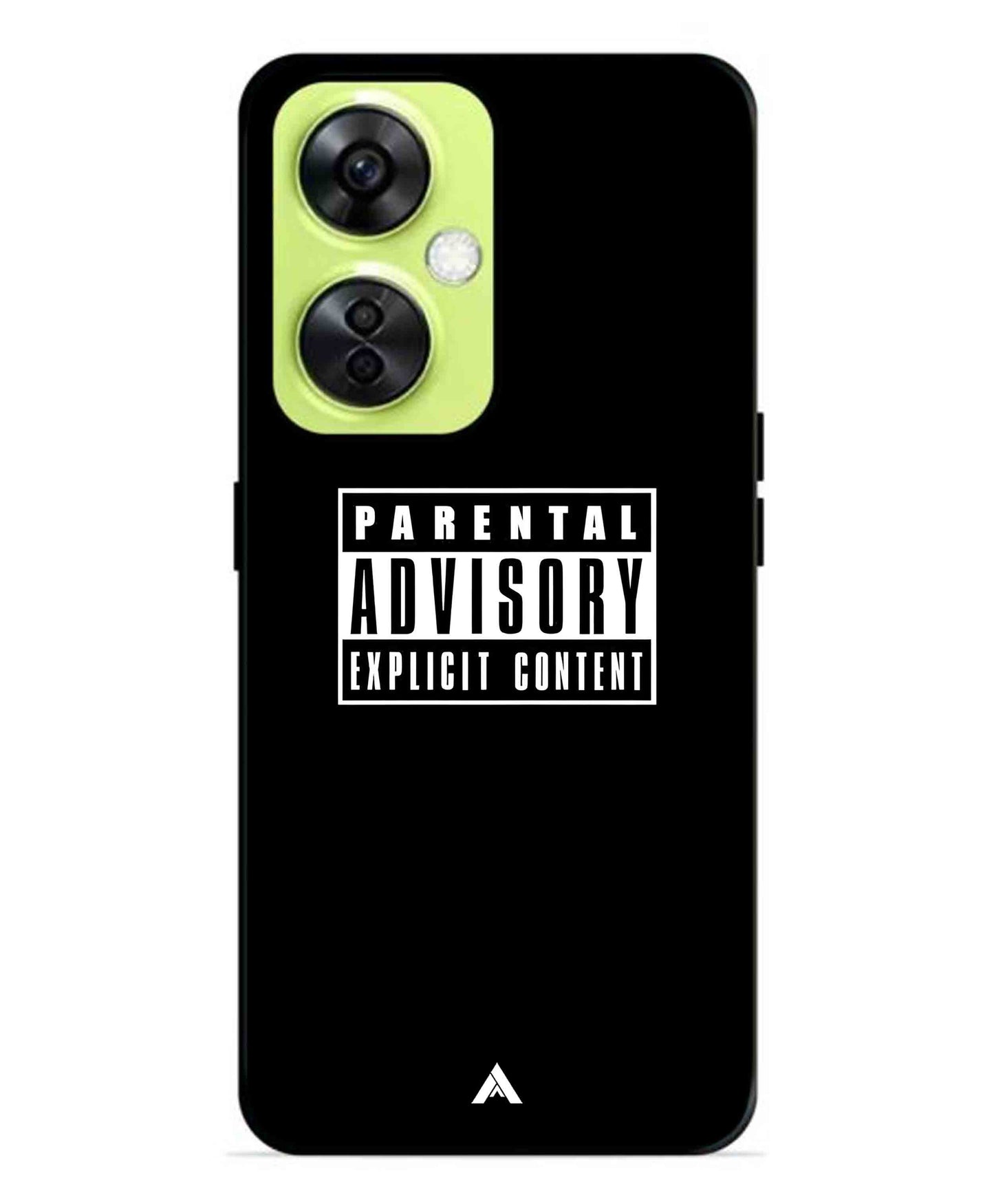 Parental Advisory Metal Back Cover Phone Case for Oneplus Nord CE 3 Lite
