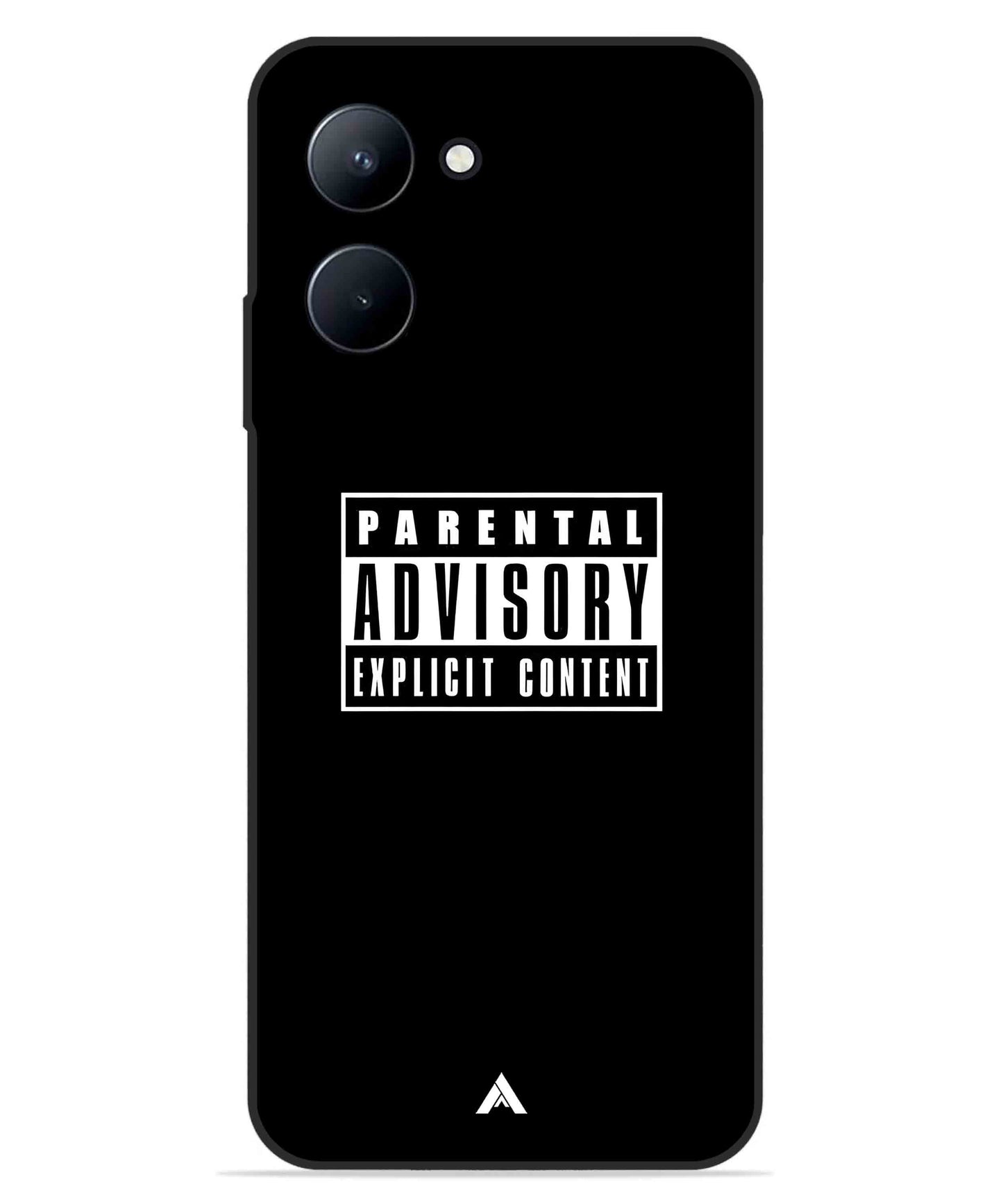 Parental Advisory Metal Back Cover Phone Case for Realme C33