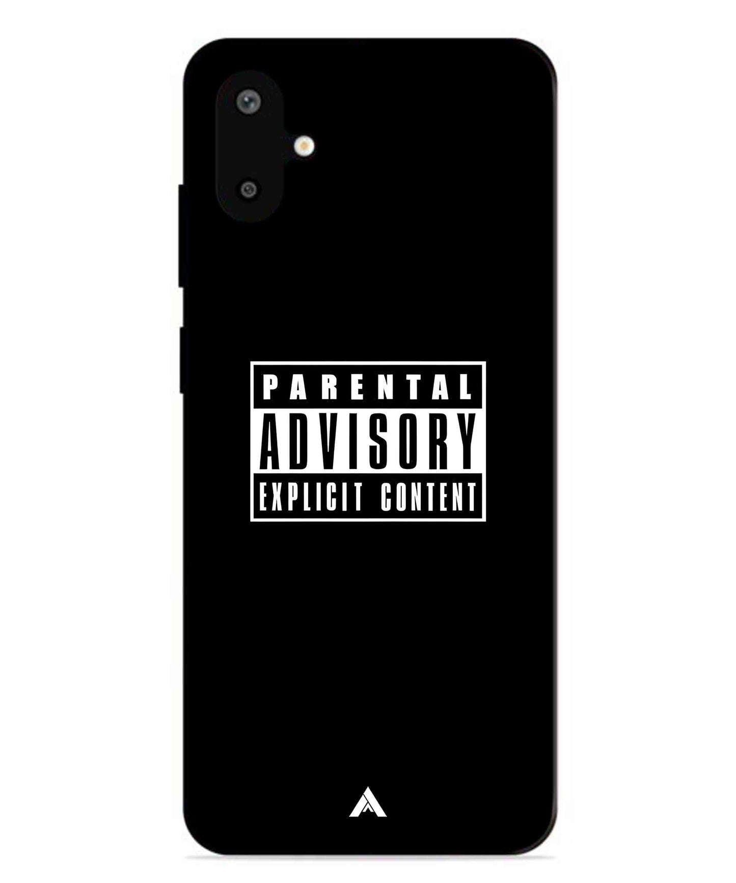 Parental Advisory Metal Back Cover Phone Case for Samsung Galaxy F06