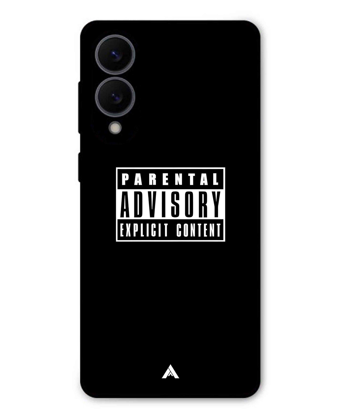 Parental Advisory Metal Back Cover Phone Case for Samsung Galaxy S25 Edge