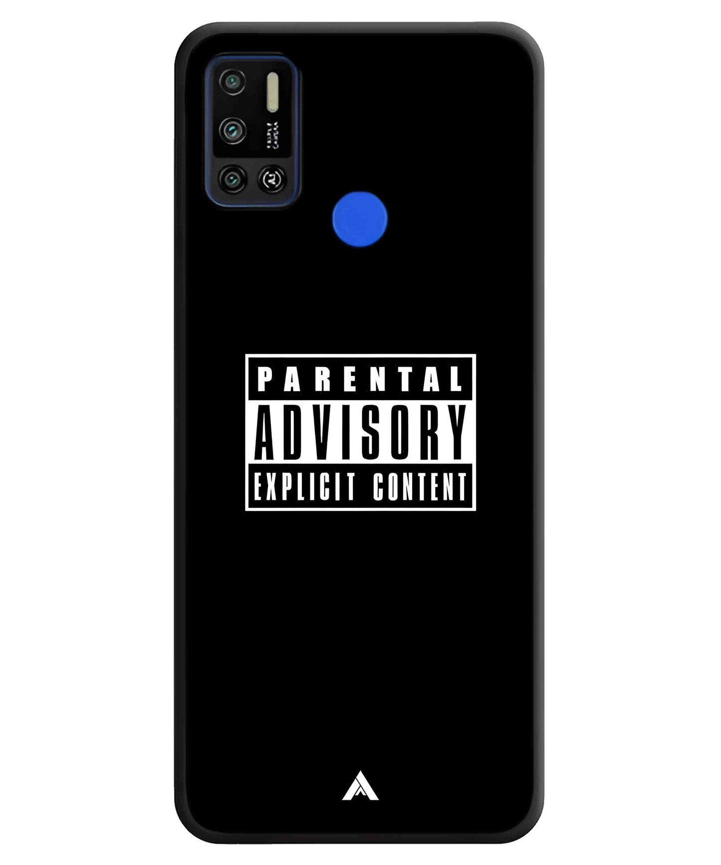 Parental Advisory Metal Back Cover Phone Case for Tecno Spark 6 Air