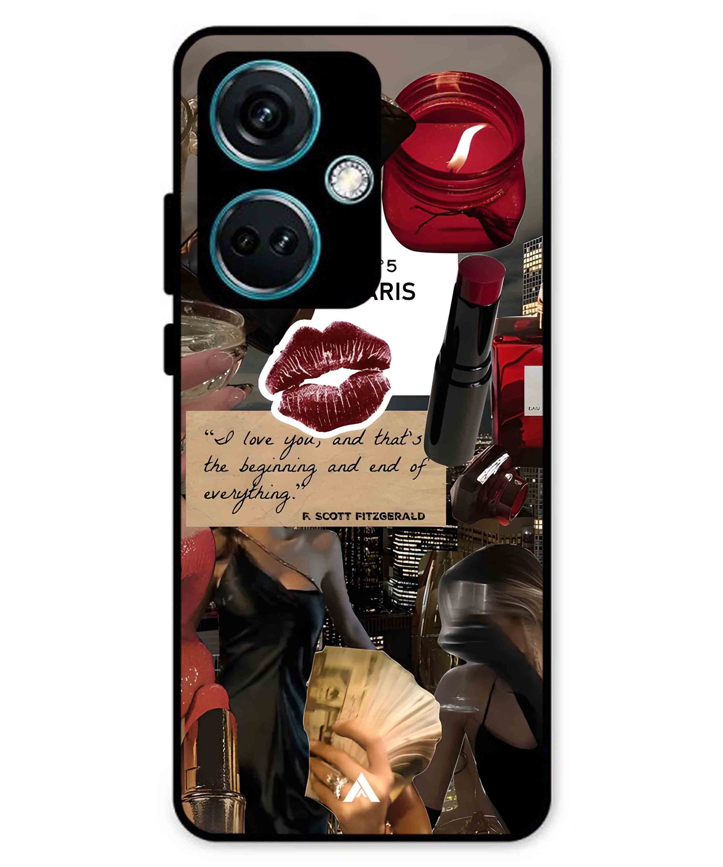Paris Metal Back Cover Phone Case for Oneplus Nord CE 3