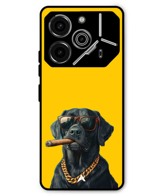 Pet Animal 1 Personalised Metal Back Cover Phone Case for Tecno Pova 6