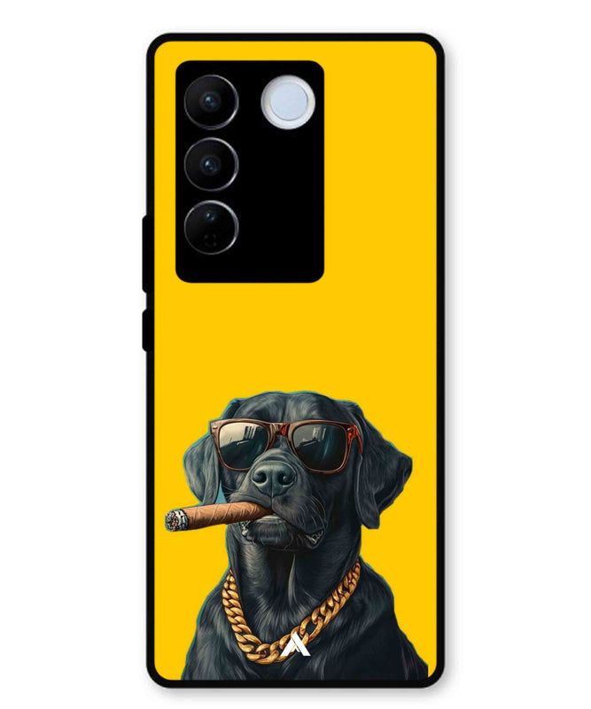 Pet Animal 1 Personalised Metal Back Cover Phone Case for Vivo v27e