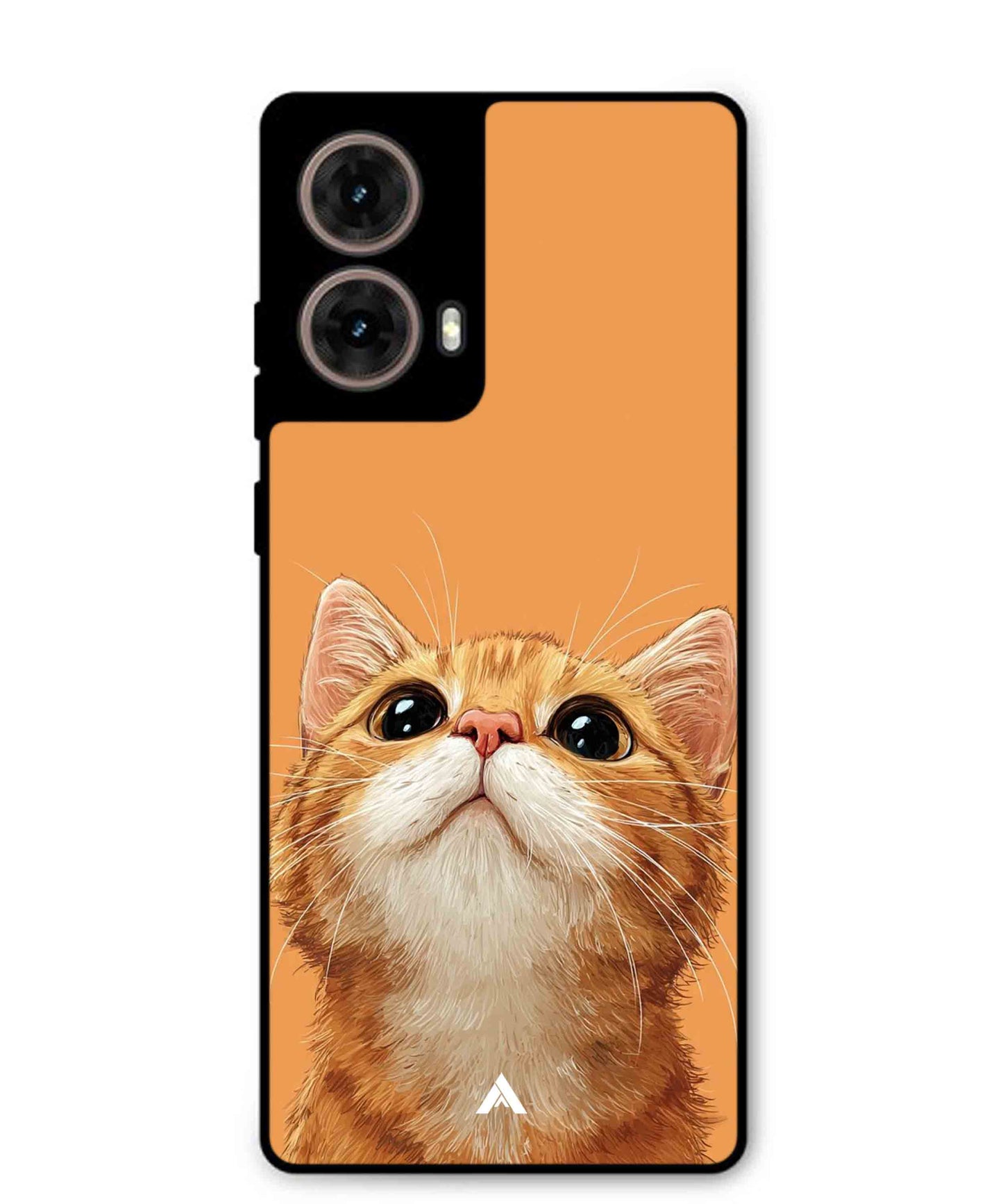 Pet Animal 2 Personalised Metal Back Cover Phone Case for Moto Edge 50 Fusion