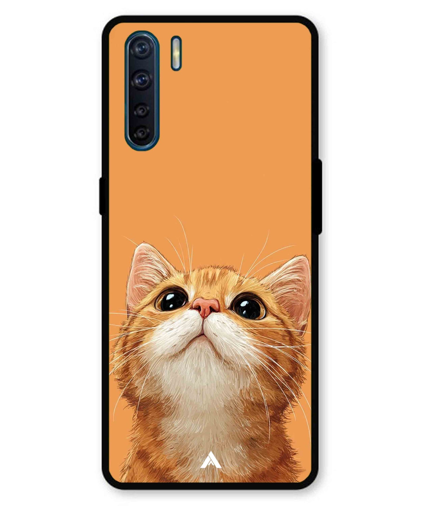Pet Animal 2 Personalised Metal Back Cover Phone Case for Oppo A91