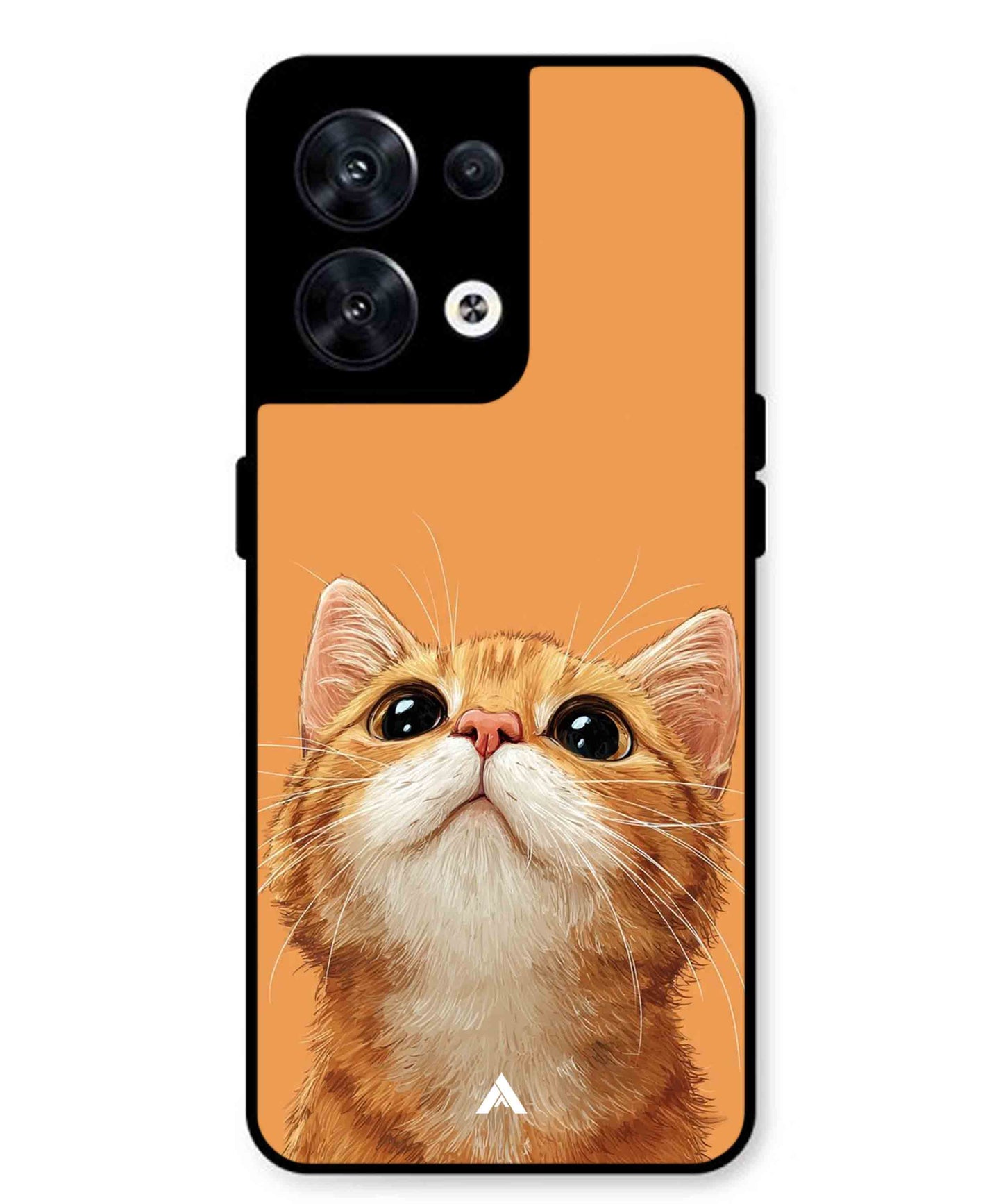 Pet Animal 2 Personalised Metal Back Cover Phone Case for Oppo Reno 10 Pro