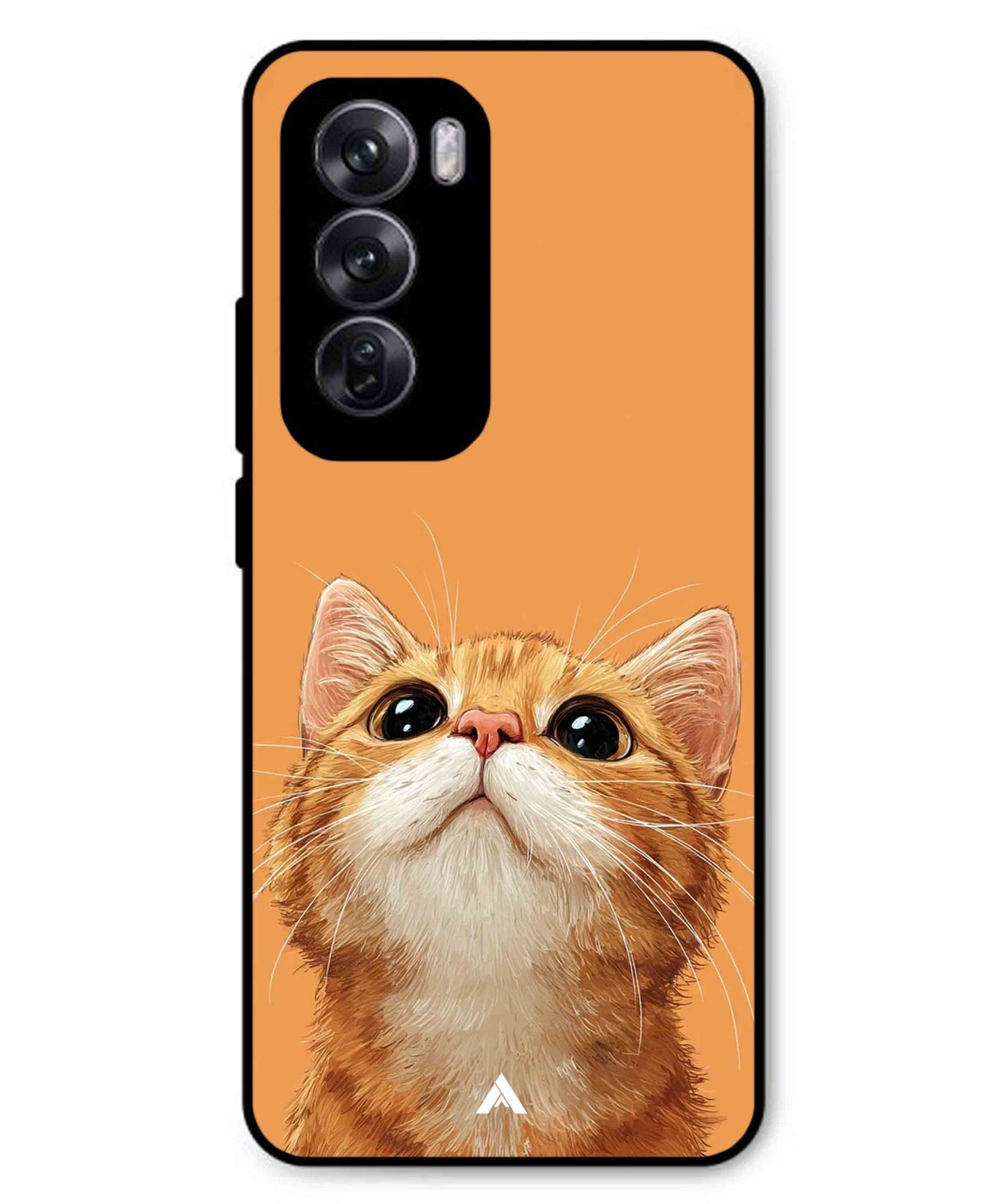Pet Animal 2 Personalised Metal Back Cover Phone Case for Oppo Reno 12 Pro