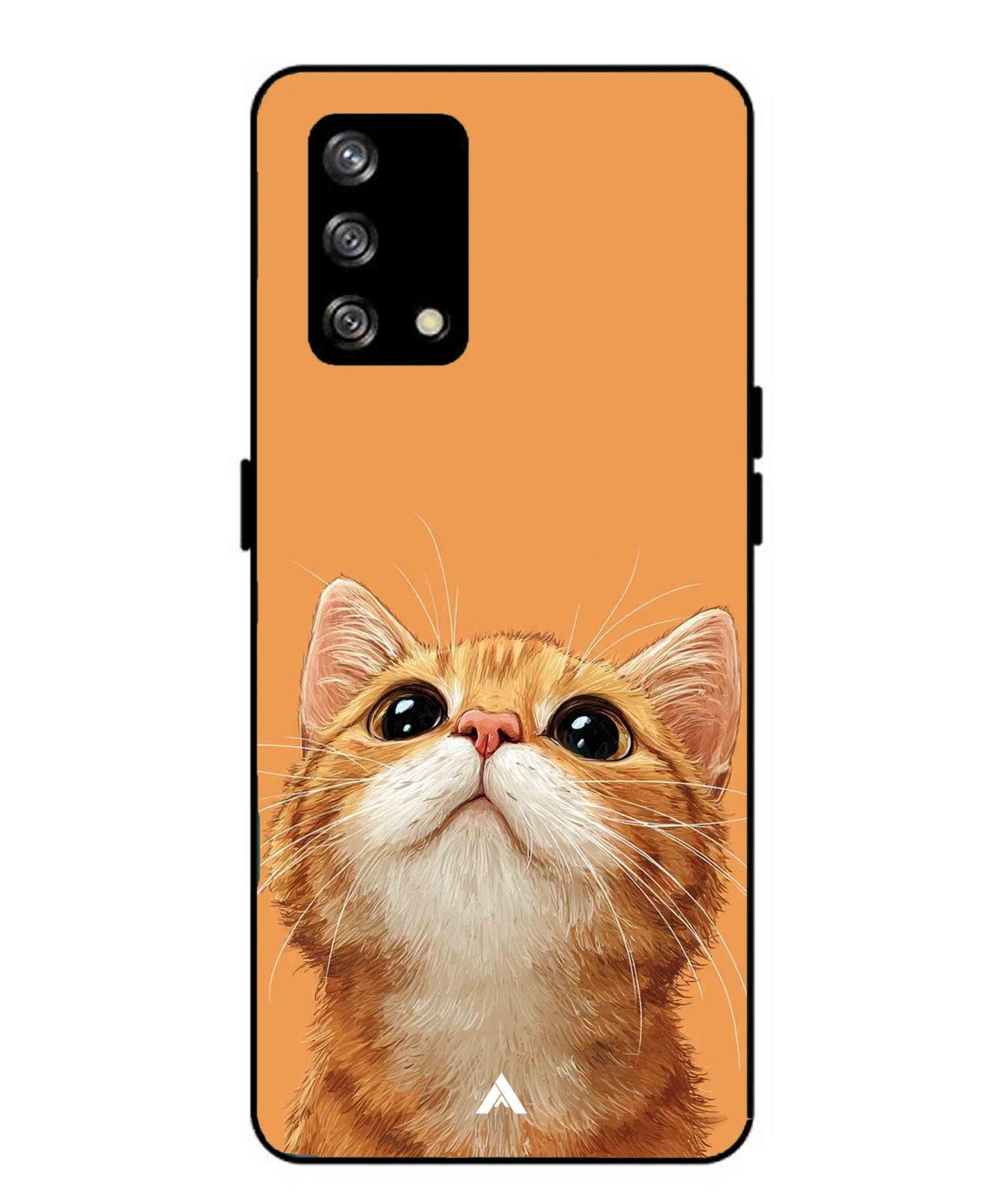Pet Animal 2 Personalised Metal Back Cover Phone Case for Oppo Reno 4F