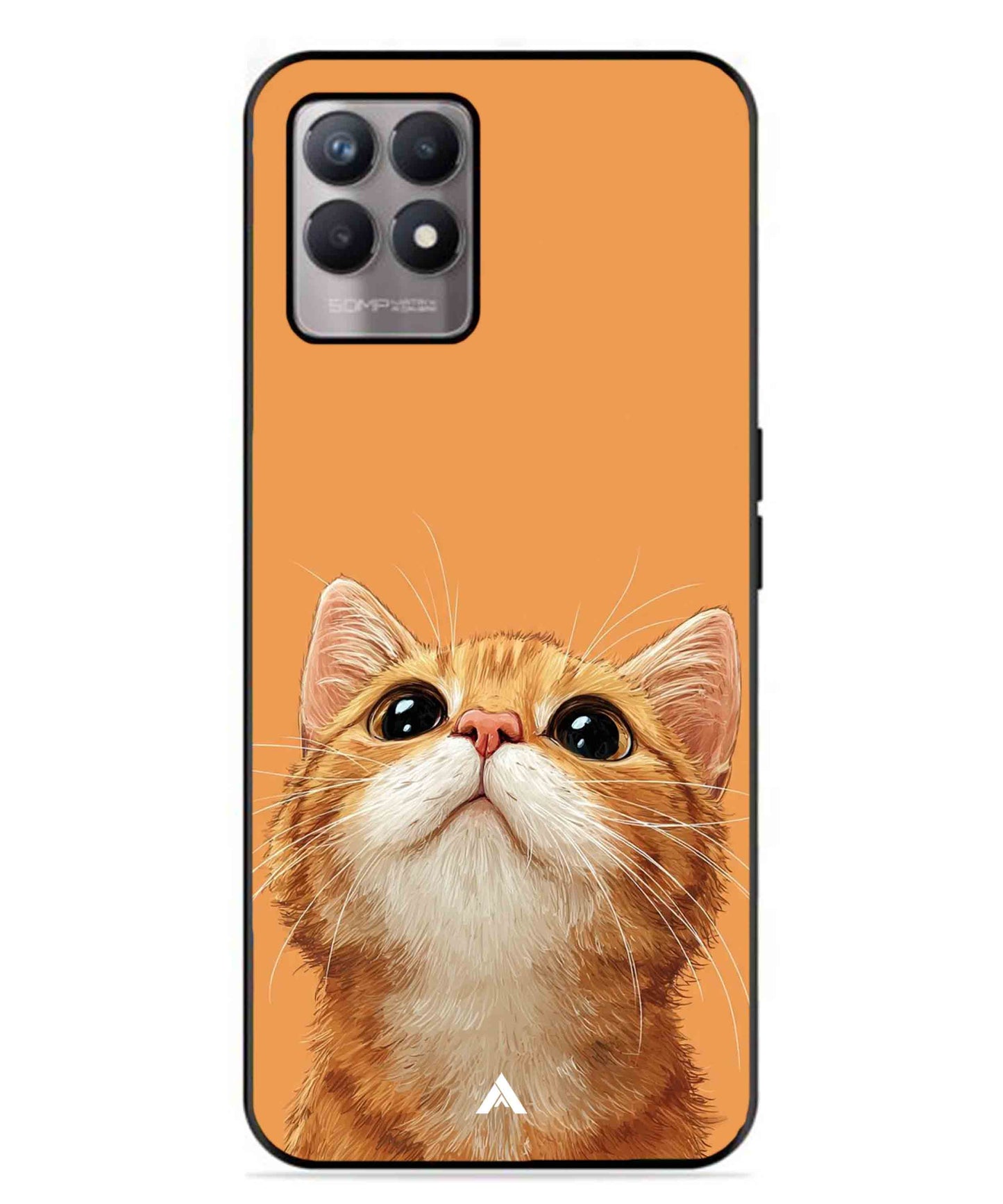 Pet Animal 2 Personalised Metal Back Cover Phone Case for Realme Narzo 50