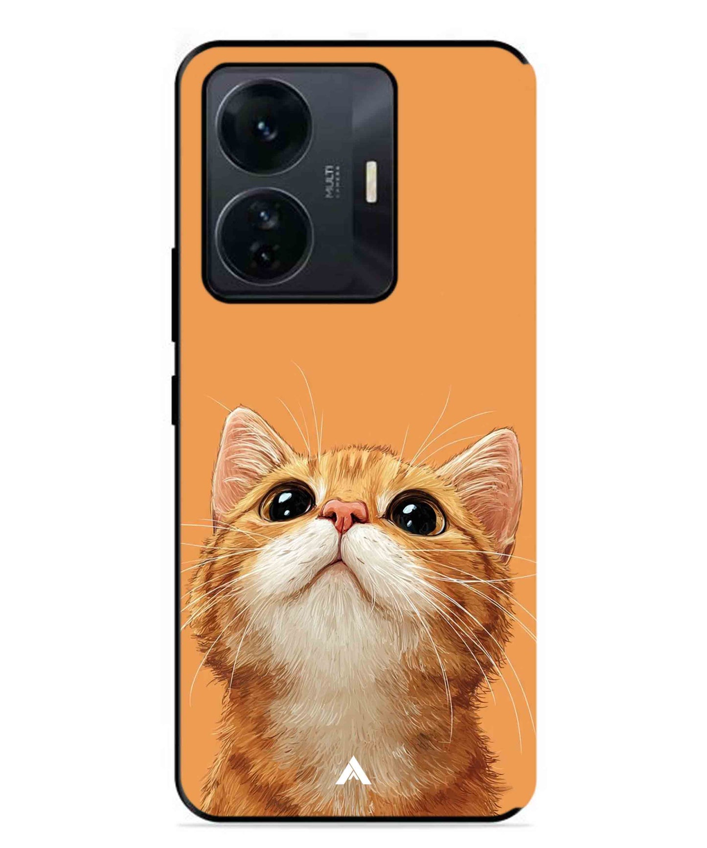 Pet Animal 2 Personalised Metal Back Cover Phone Case for Vivo T1 Pro