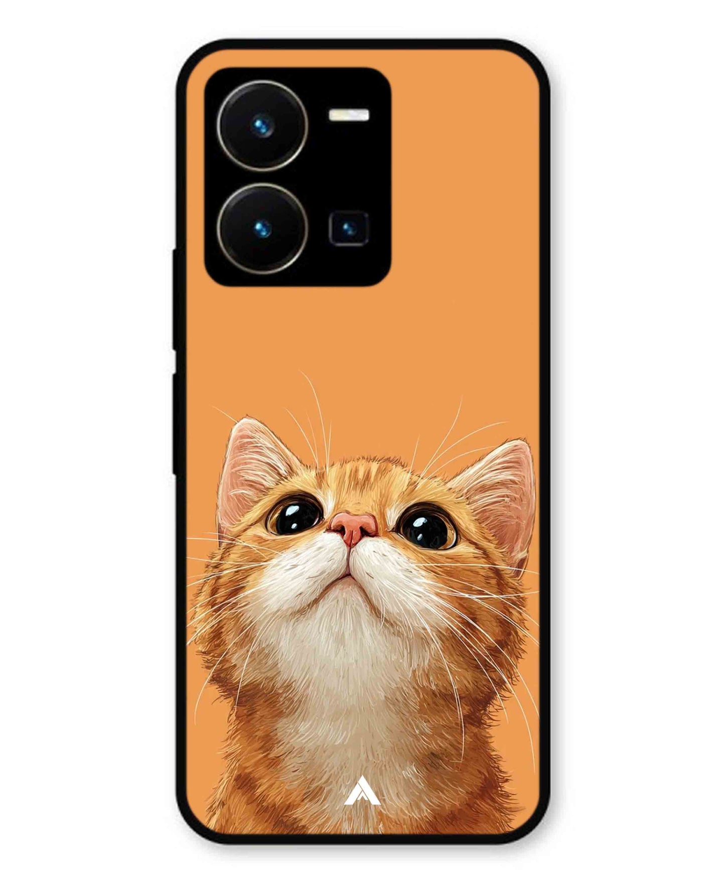 Pet Animal 2 Personalised Metal Back Cover Phone Case for Vivo Y35