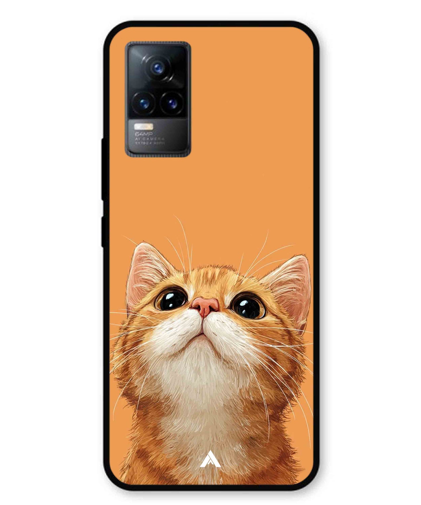 Pet Animal 2 Personalised Metal Back Cover Phone Case for Vivo v21e 4G