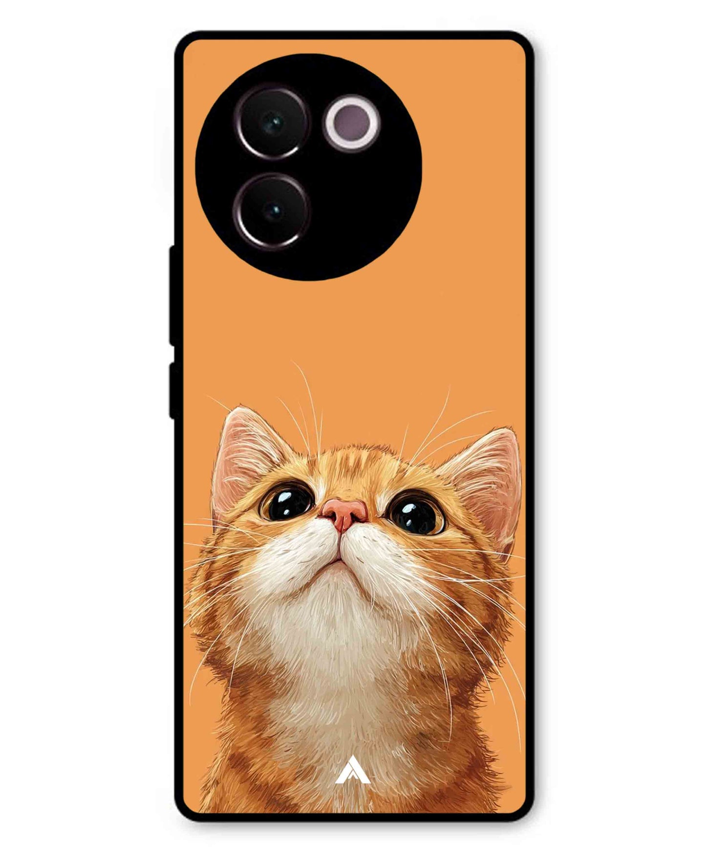 Pet Animal 2 Personalised Metal Back Cover Phone Case for Vivo v30e