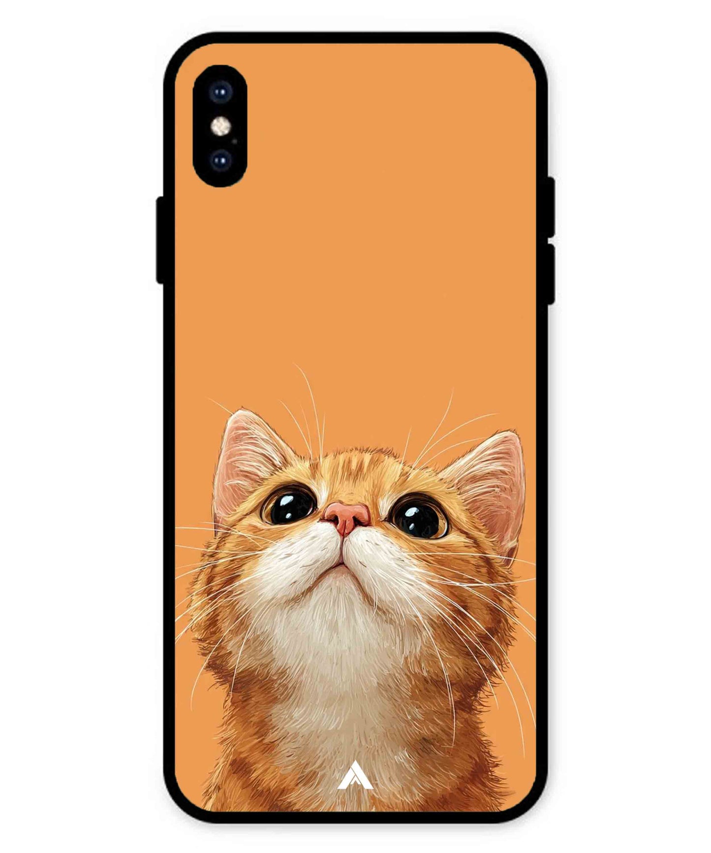 Pet Animal 2 Personalised Metal Back Cover Phone Case for iPhone Xs Max