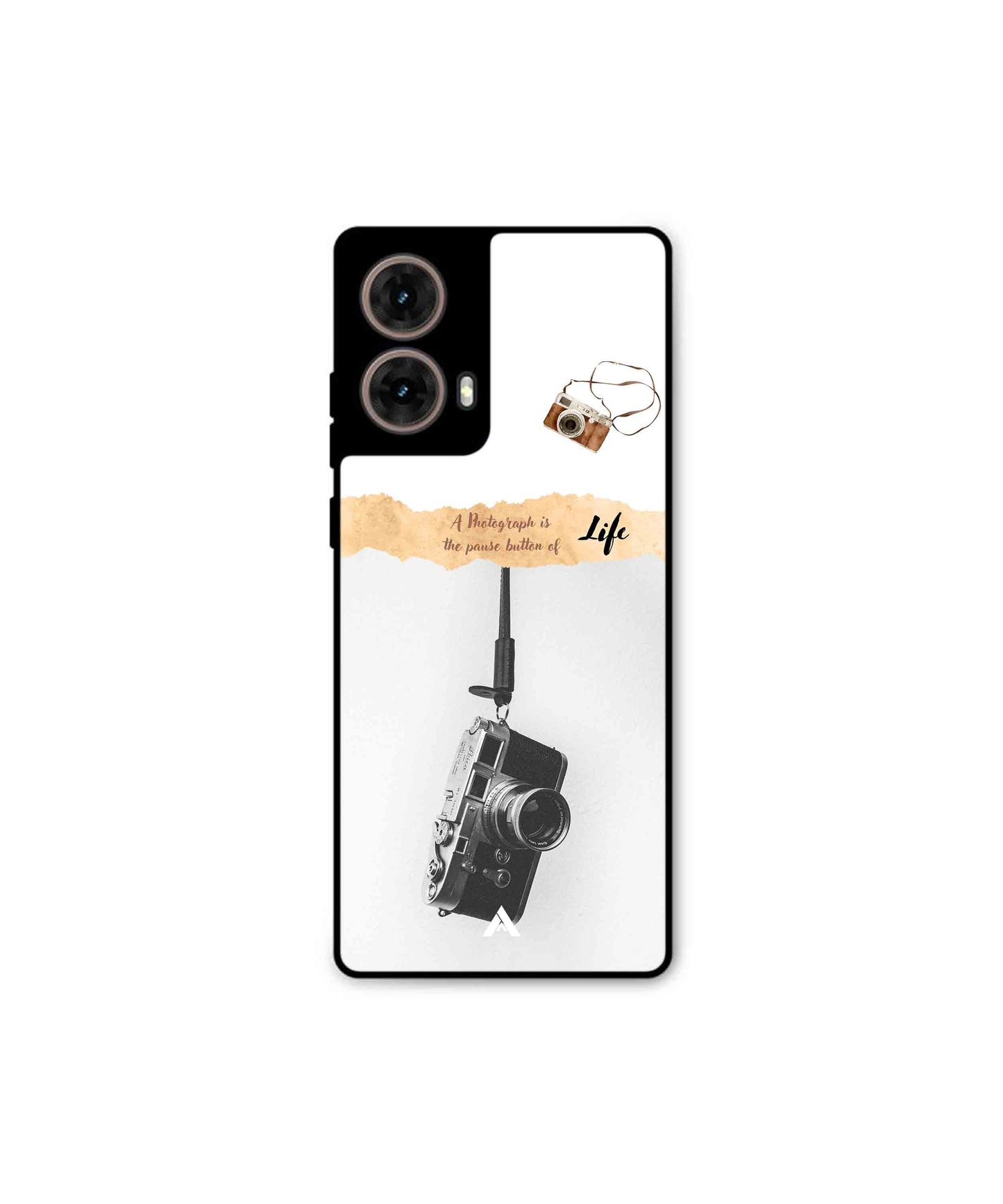 Photograph of life Metal Back Cover Phone Case for Moto Edge 50 Fusion