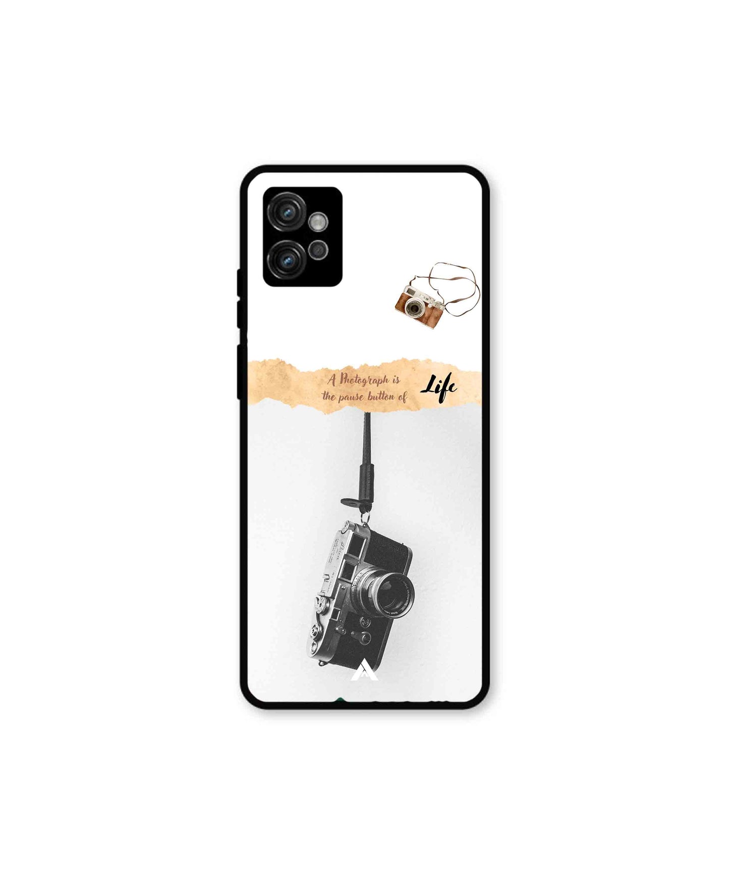 Photograph of life Metal Back Cover Phone Case for Moto G32