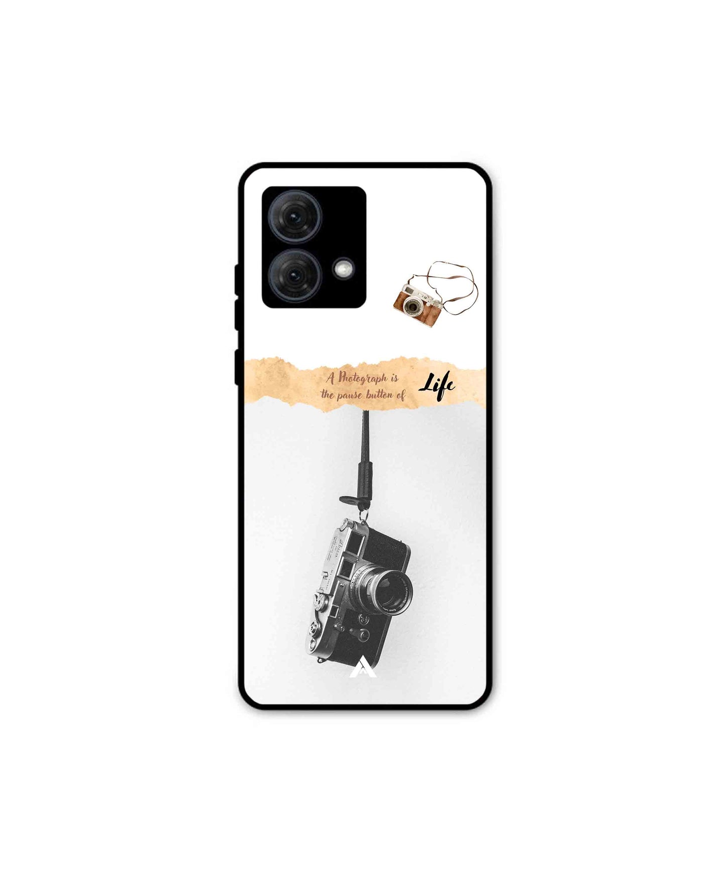 Photograph of life Metal Back Cover Phone Case for Moto G84