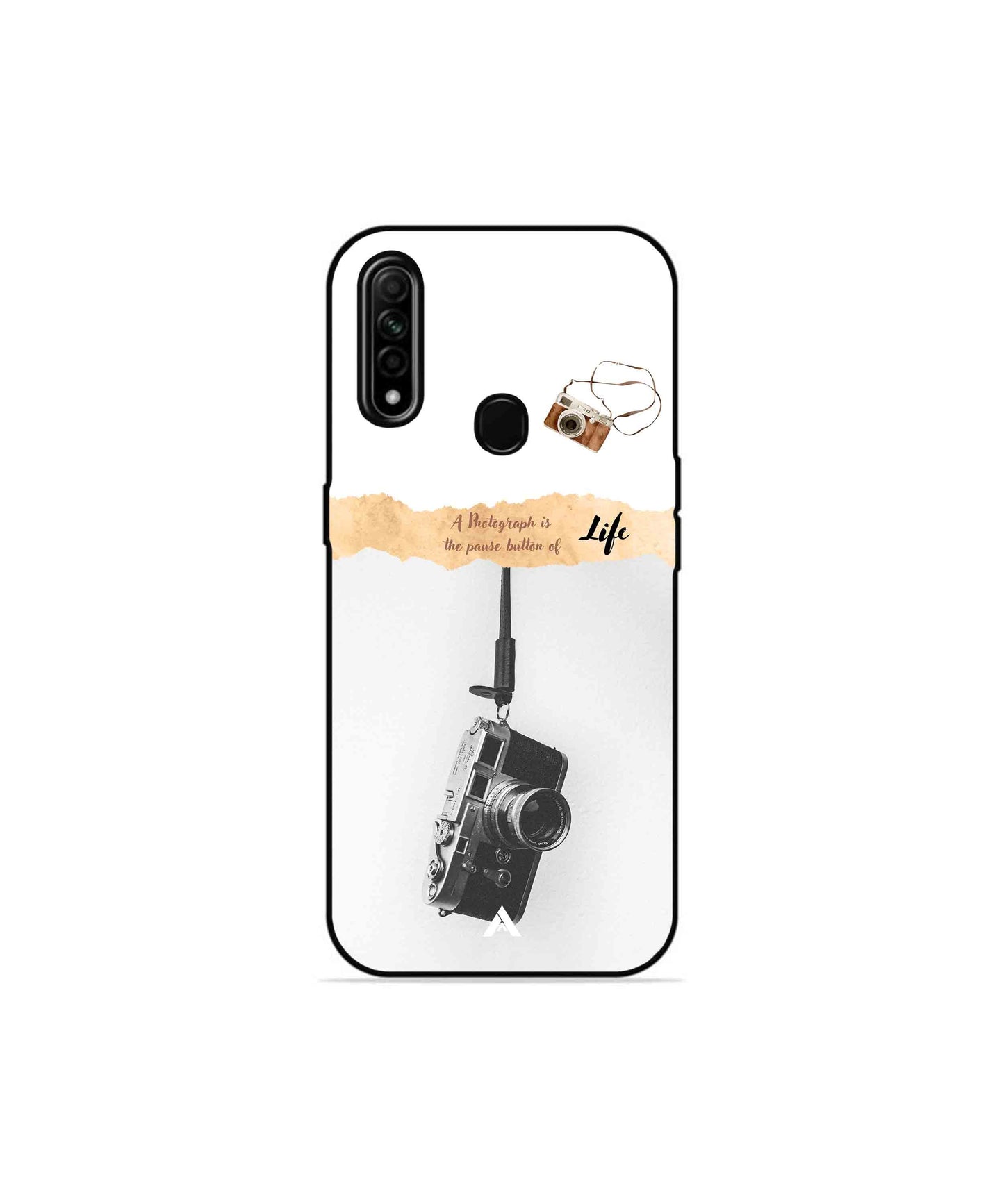 Photograph of life Metal Back Cover Phone Case for Oppo A31