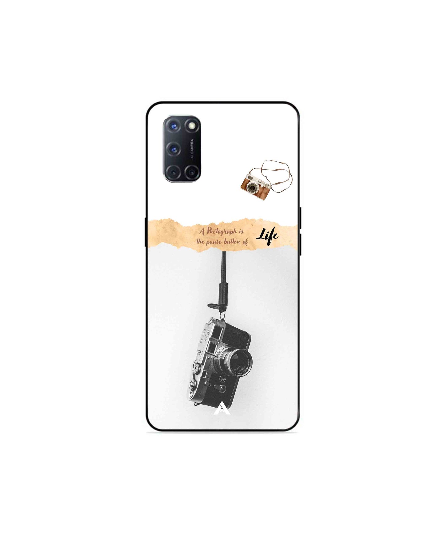 Photograph of life Metal Back Cover Phone Case for Oppo A52
