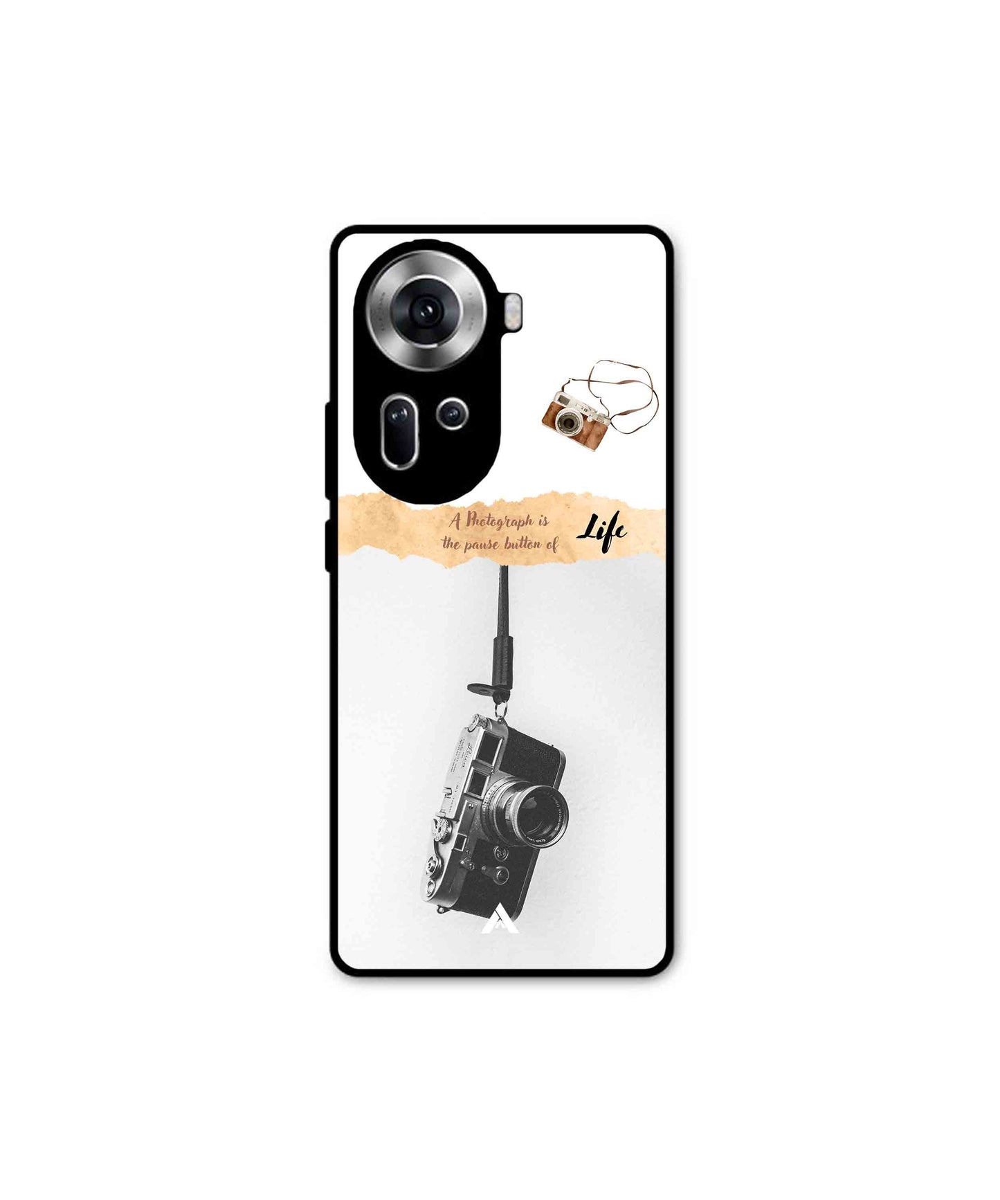 Photograph of life Metal Back Cover Phone Case for Oppo Reno 11