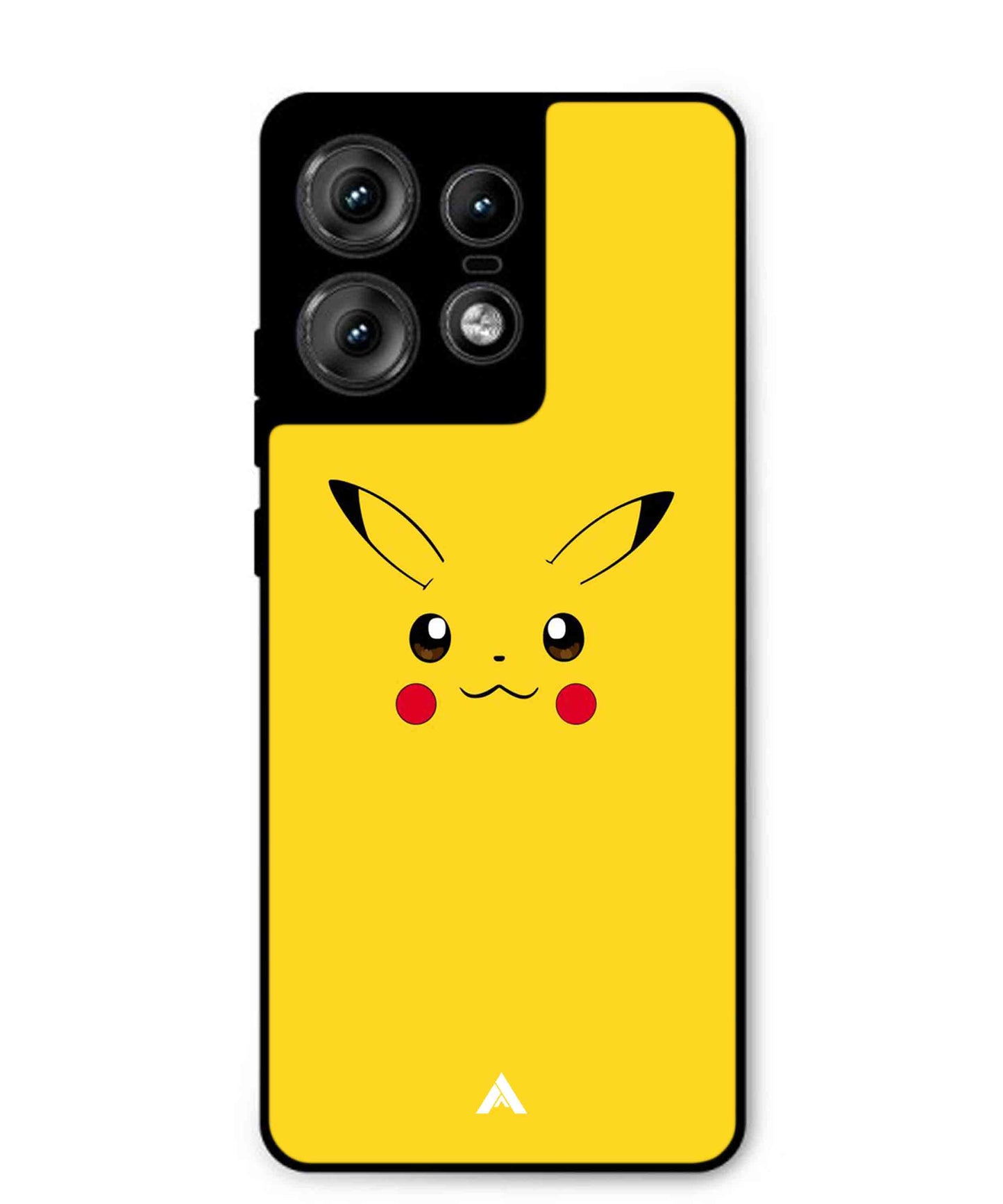 Pikachu Pokemon Metal Back Cover Phone Case for Moto Edge 50 Pro