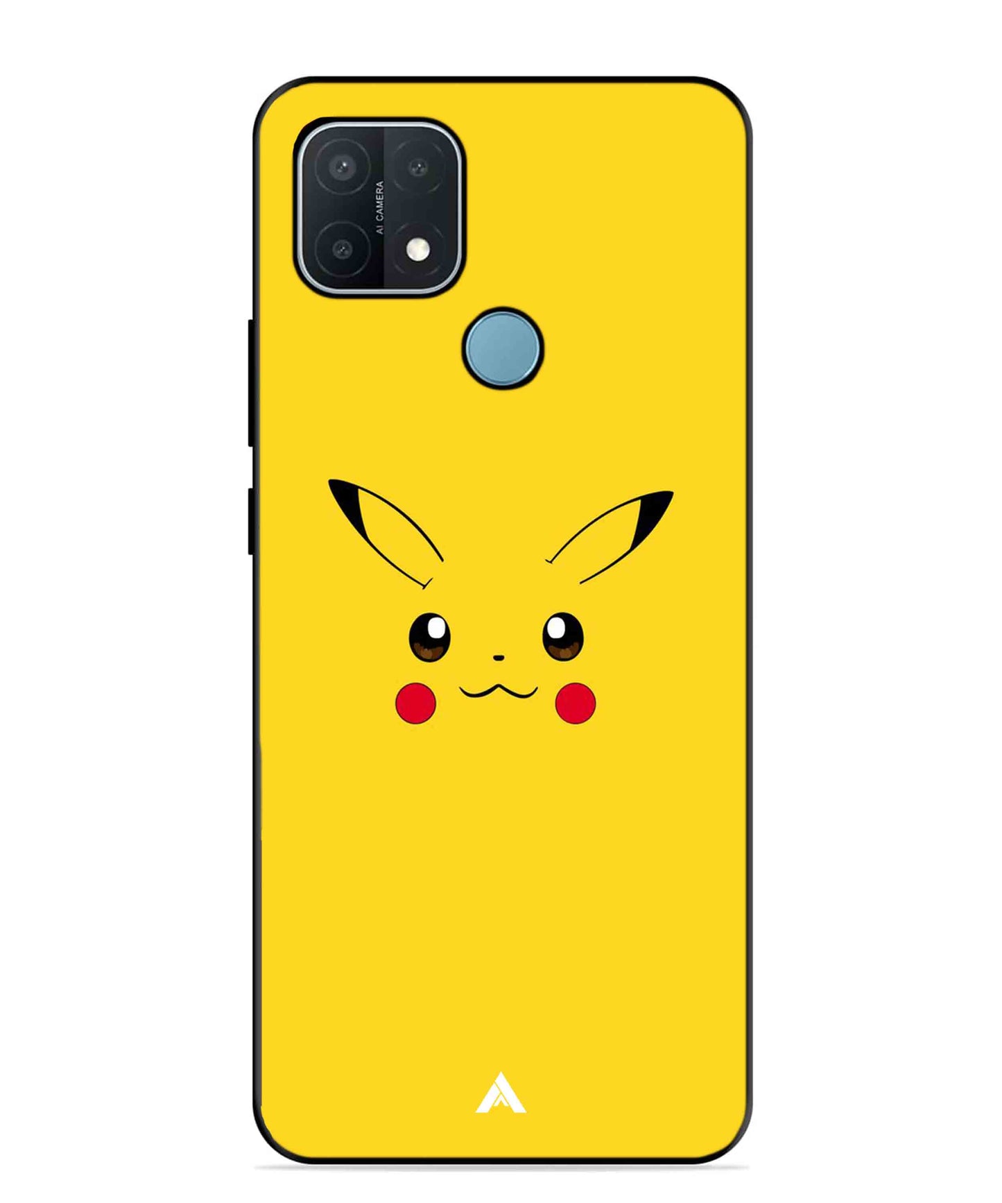 Pikachu Pokemon Metal Back Cover Phone Case for OPPO A15