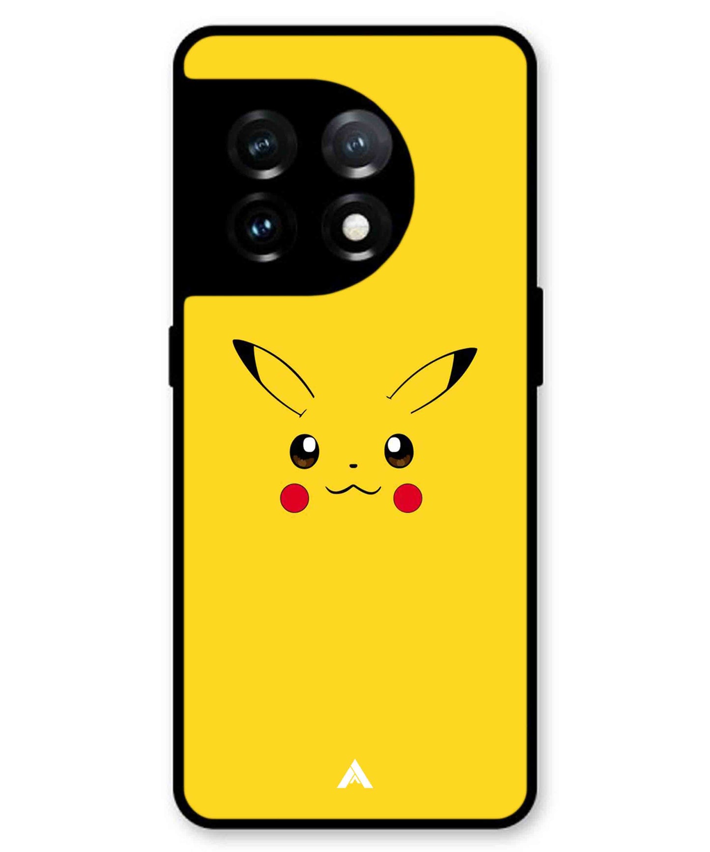 Pikachu Pokemon Metal Back Cover Phone Case for Oneplus 11