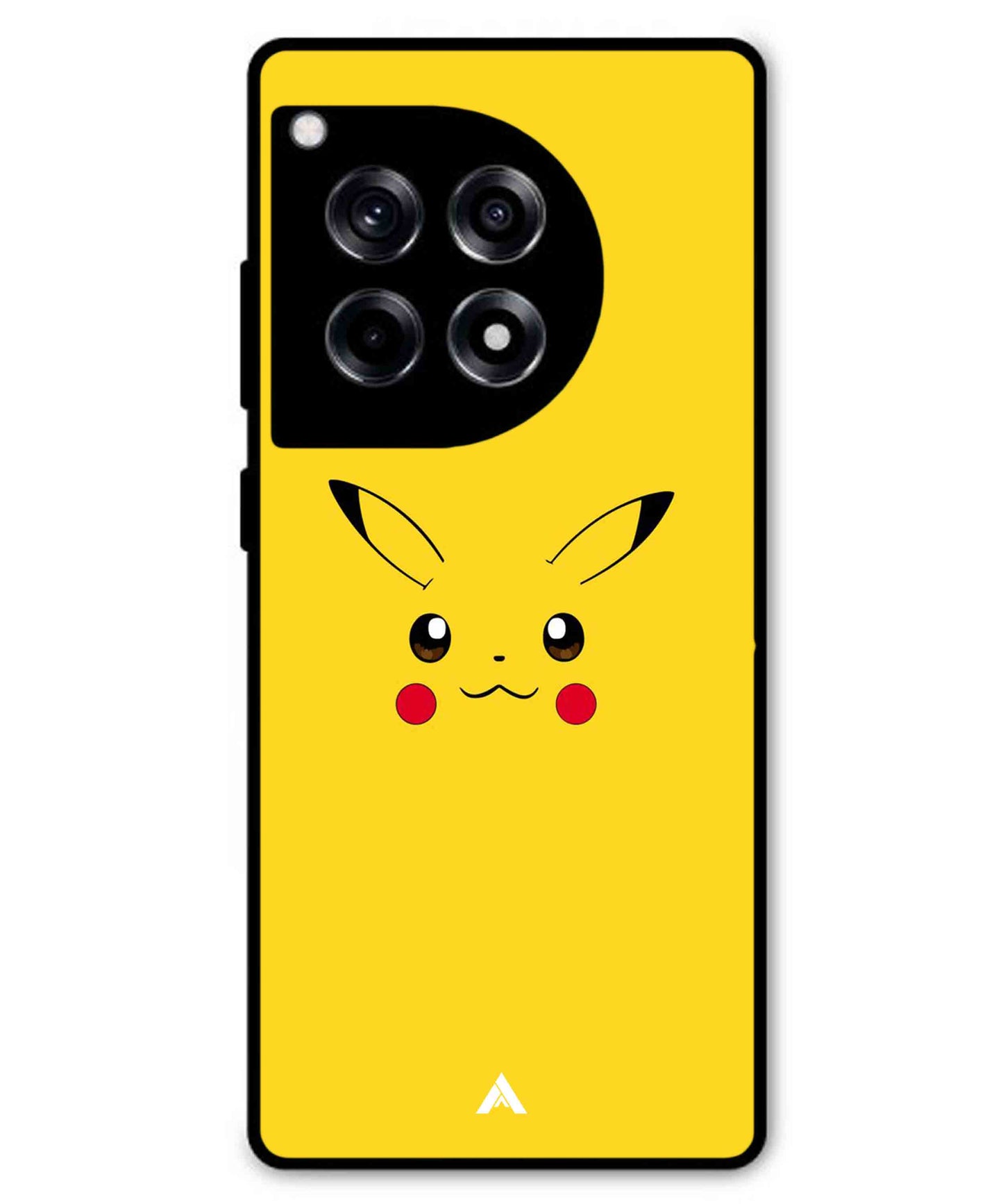 Pikachu Pokemon Metal Back Cover Phone Case for Oneplus 12R