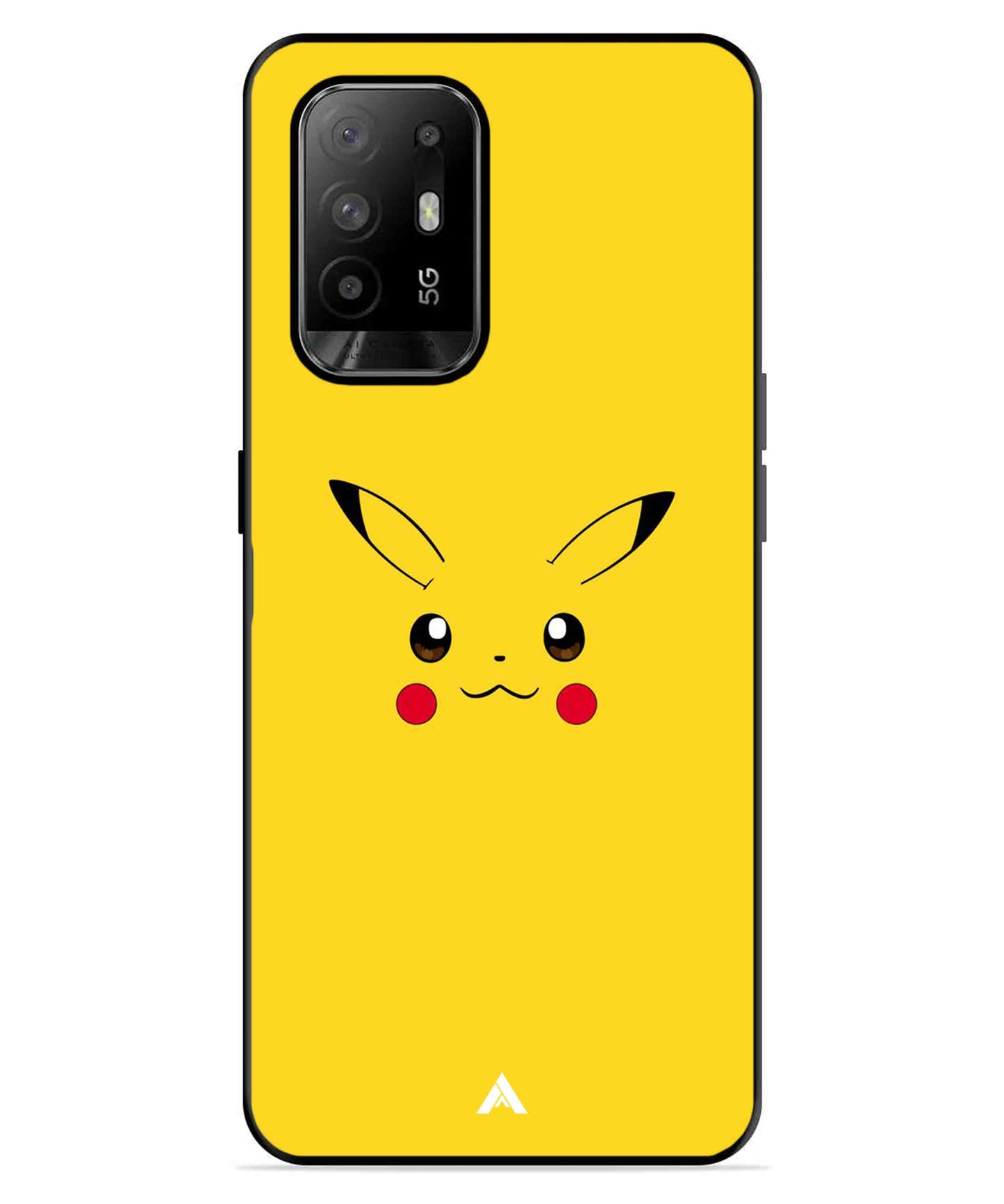 Pikachu Pokemon Metal Back Cover Phone Case for Oppo F19 Pro Plus
