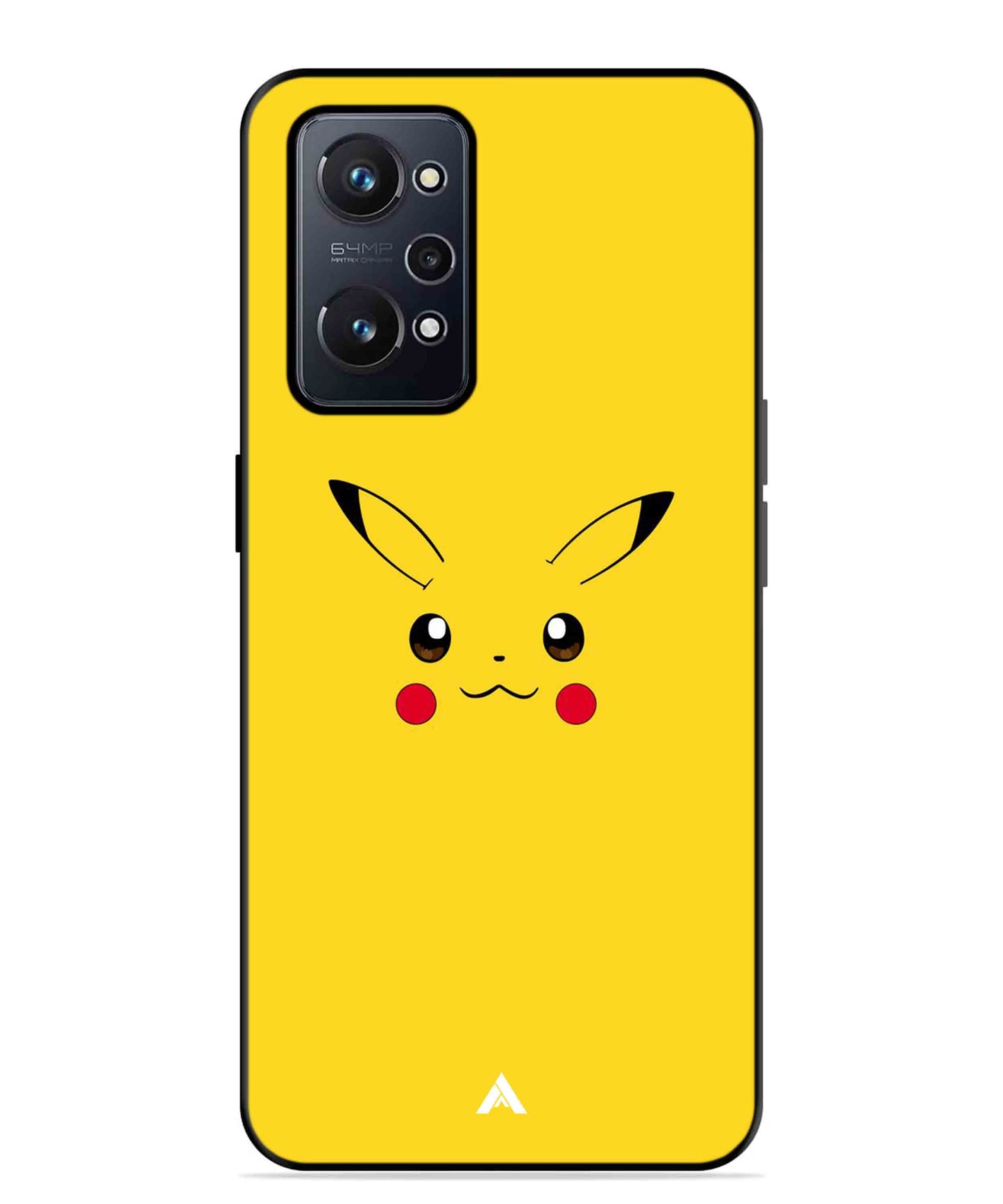 Pikachu Pokemon Metal Back Cover Phone Case for Realme GT Neo 2