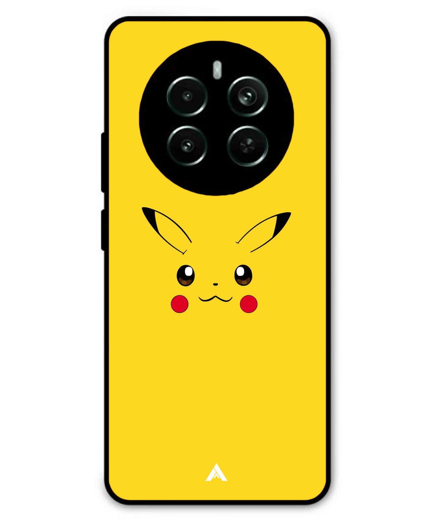 Pikachu Pokemon Metal Back Cover Phone Case for Realme P1