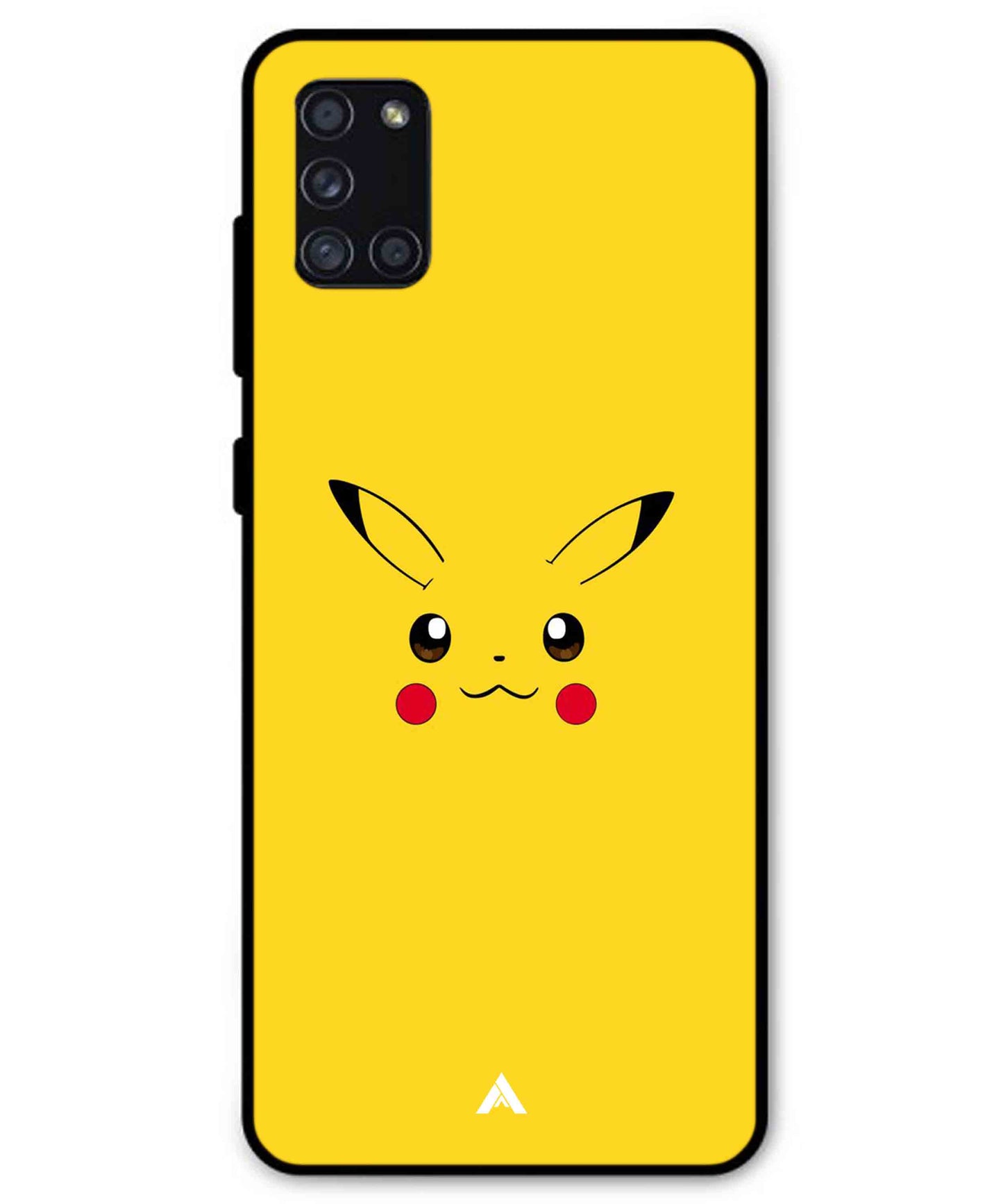 Pikachu Pokemon Metal Back Cover Phone Case for Samsung Galaxy A31