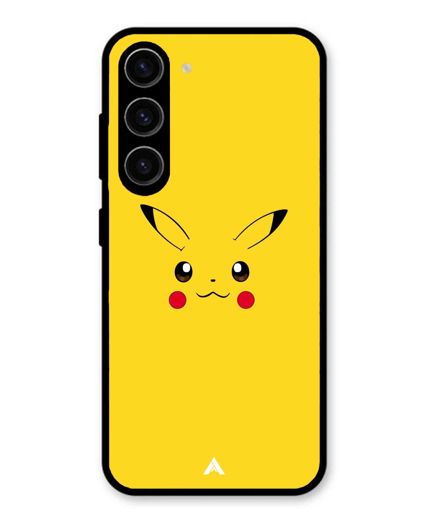 Pikachu Pokemon Metal Back Cover Phone Case for Samsung Galaxy S23