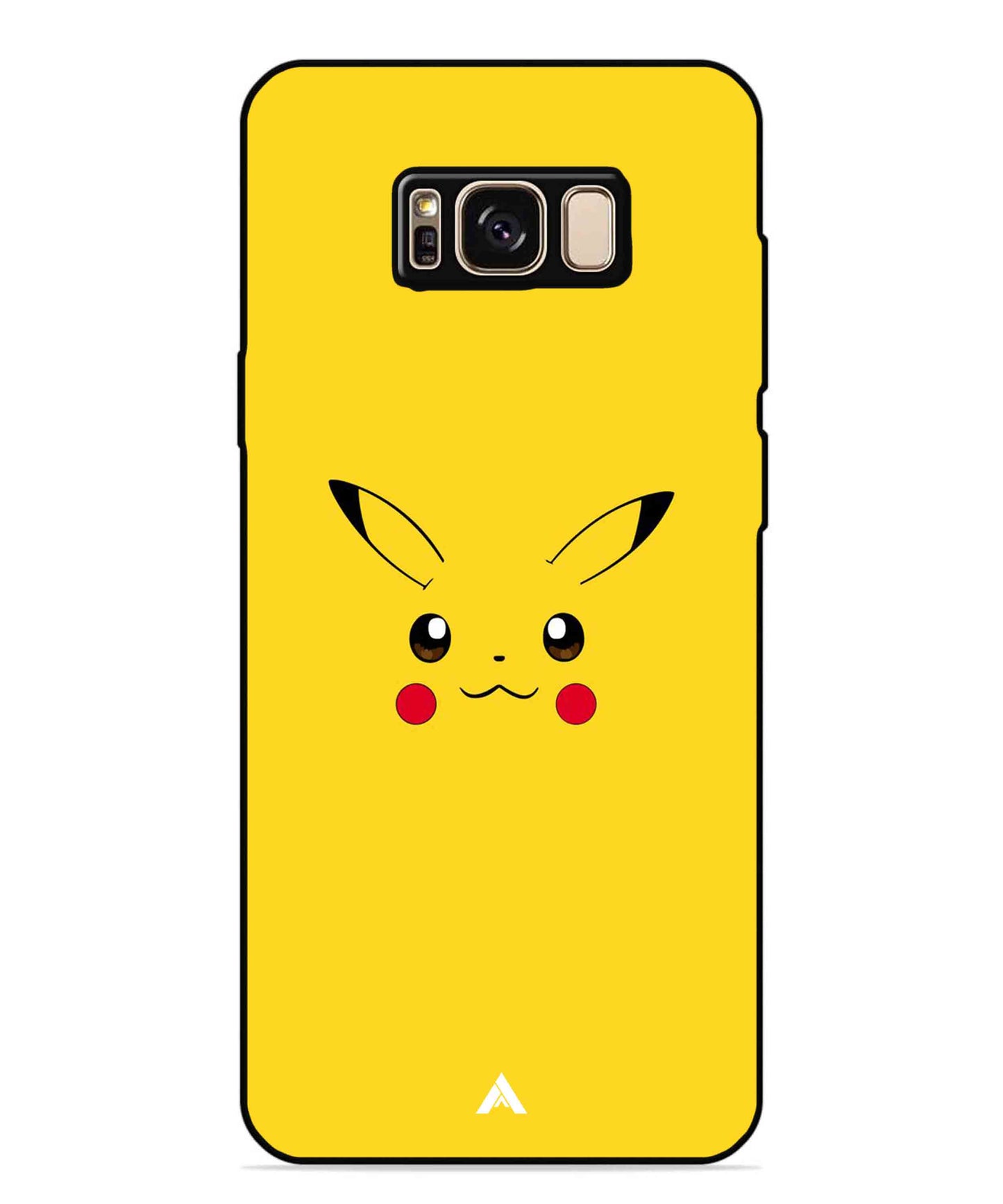 Pikachu Pokemon Metal Back Cover Phone Case for Samsung Galaxy S8 Plus