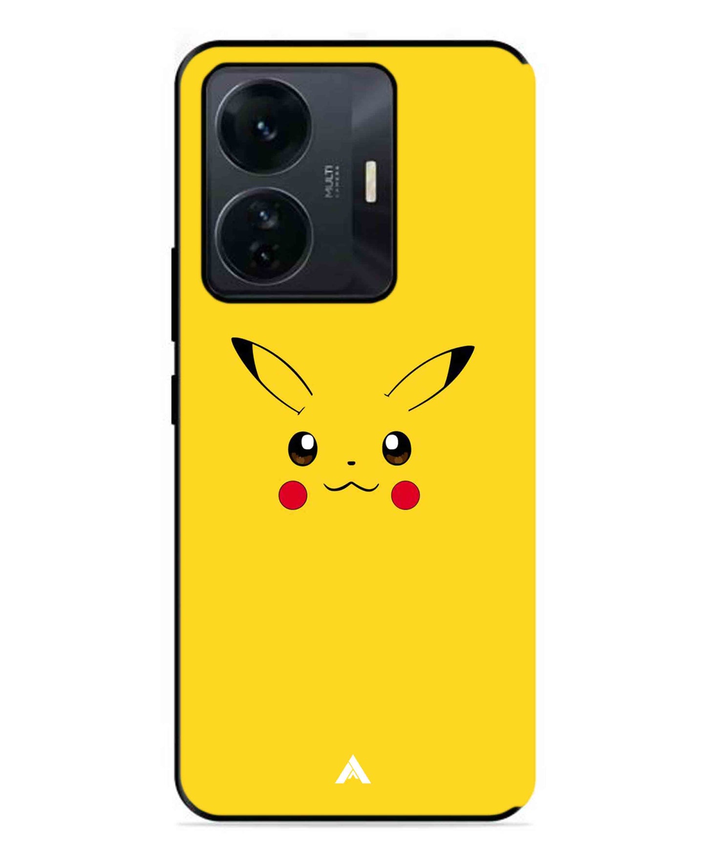 Pikachu Pokemon Metal Back Cover Phone Case for Vivo T1 Pro